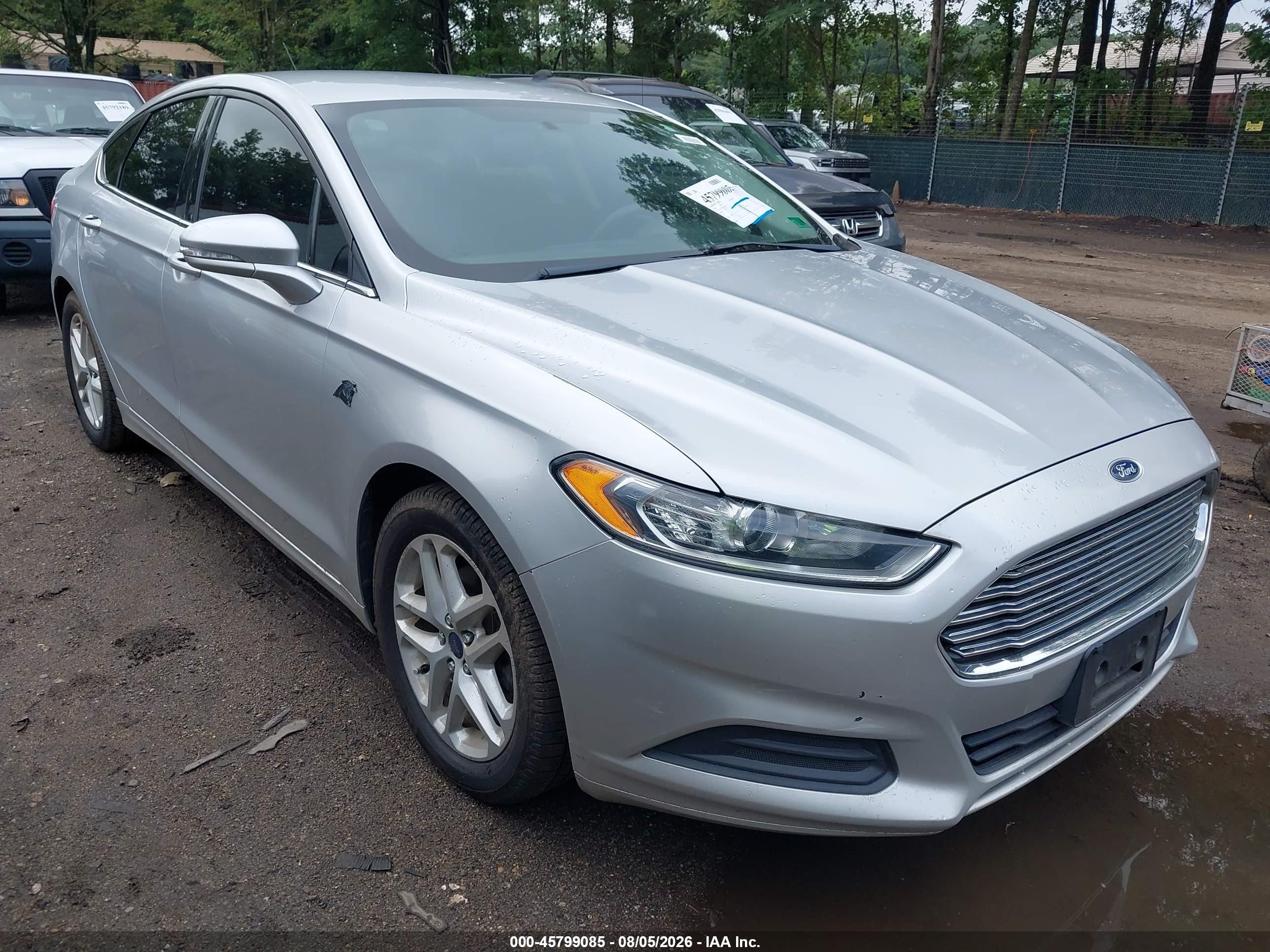 2014 Ford Fusion Se Silver vin: 3FA6P0H72ER203816