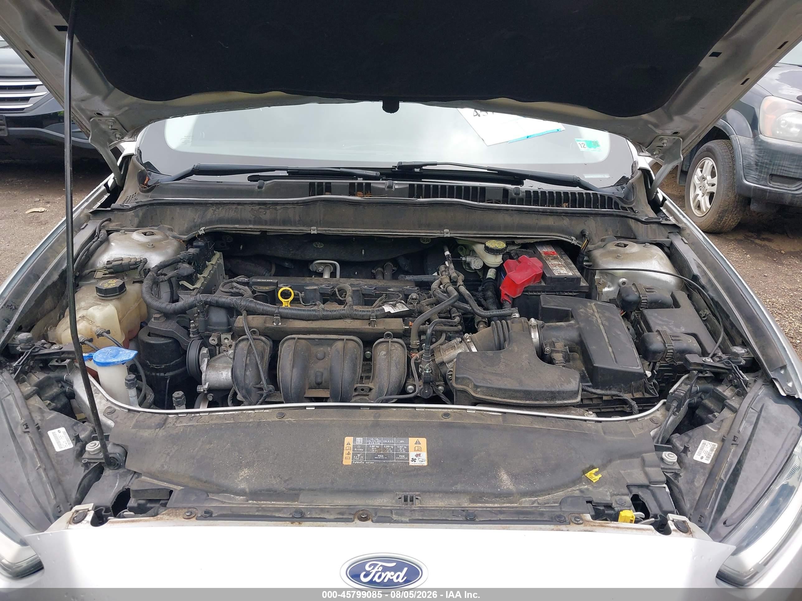 2014 Ford Fusion Se Silver vin: 3FA6P0H72ER203816