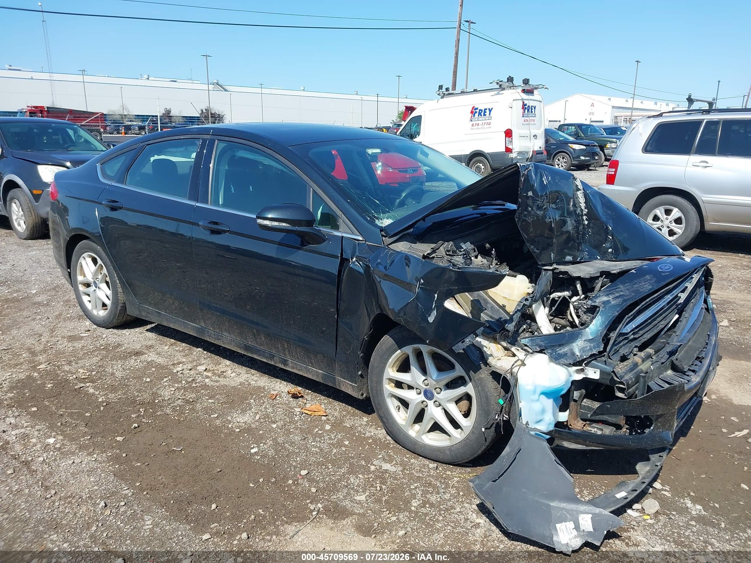 2014 Ford Fusion Se Black vin: 3FA6P0H72ER232135