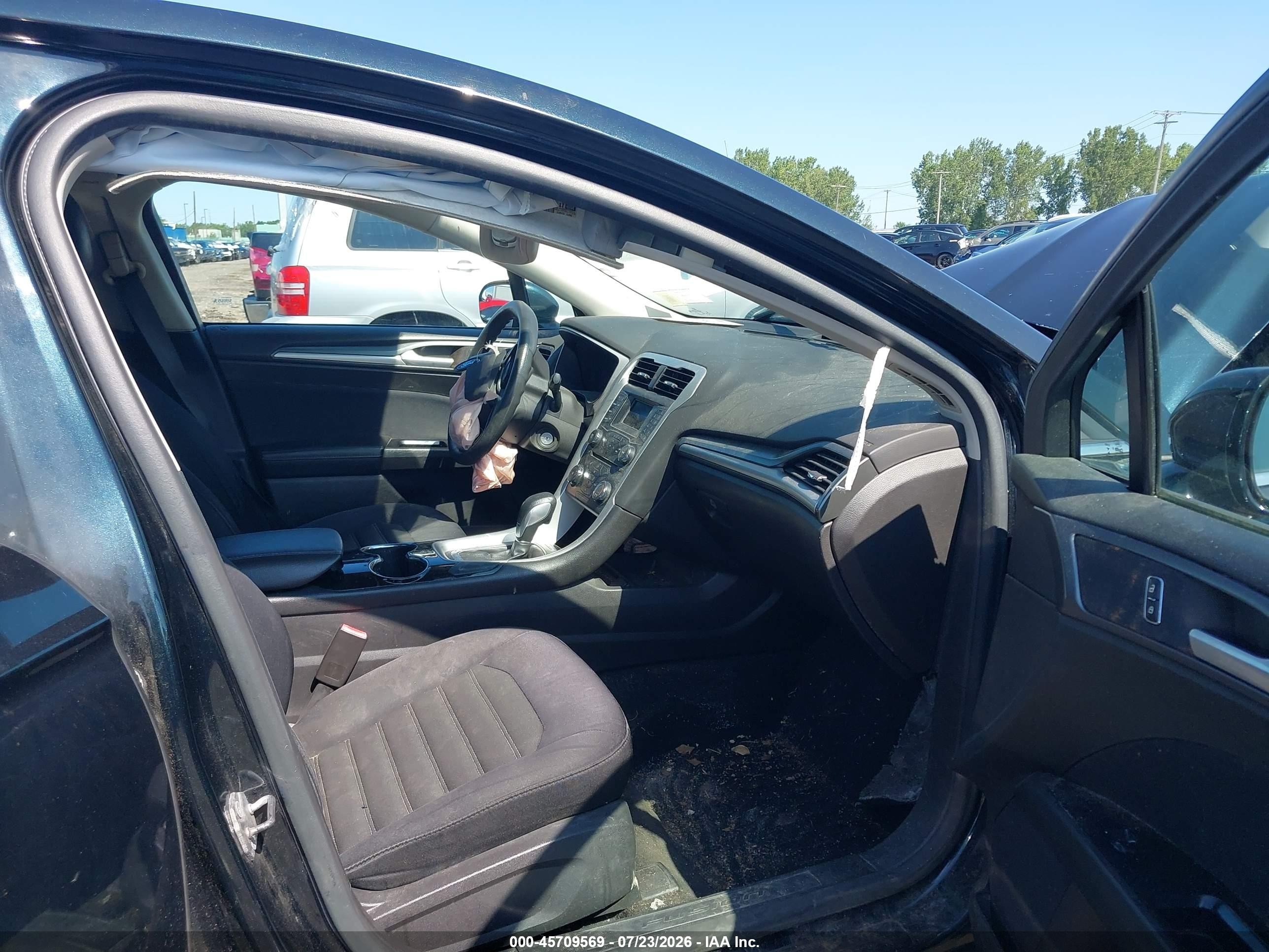 2014 Ford Fusion Se Black vin: 3FA6P0H72ER232135