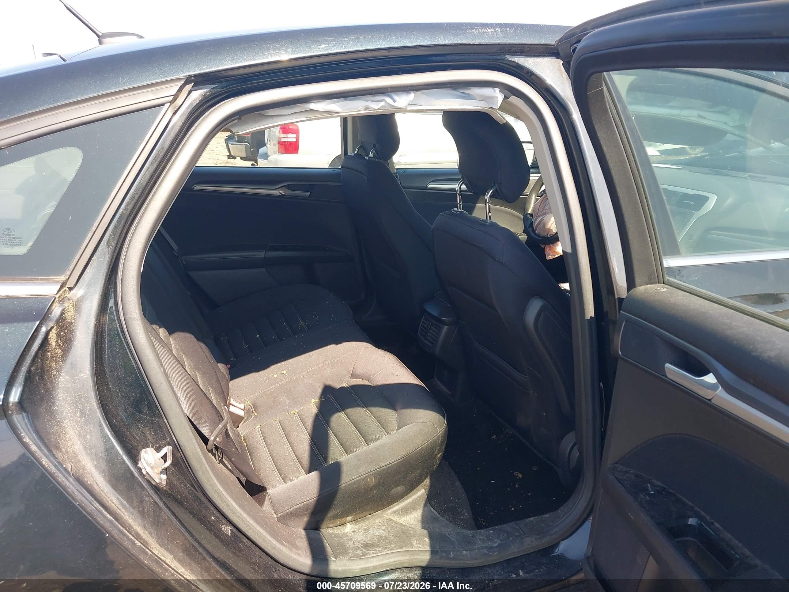 2014 Ford Fusion Se Black vin: 3FA6P0H72ER232135