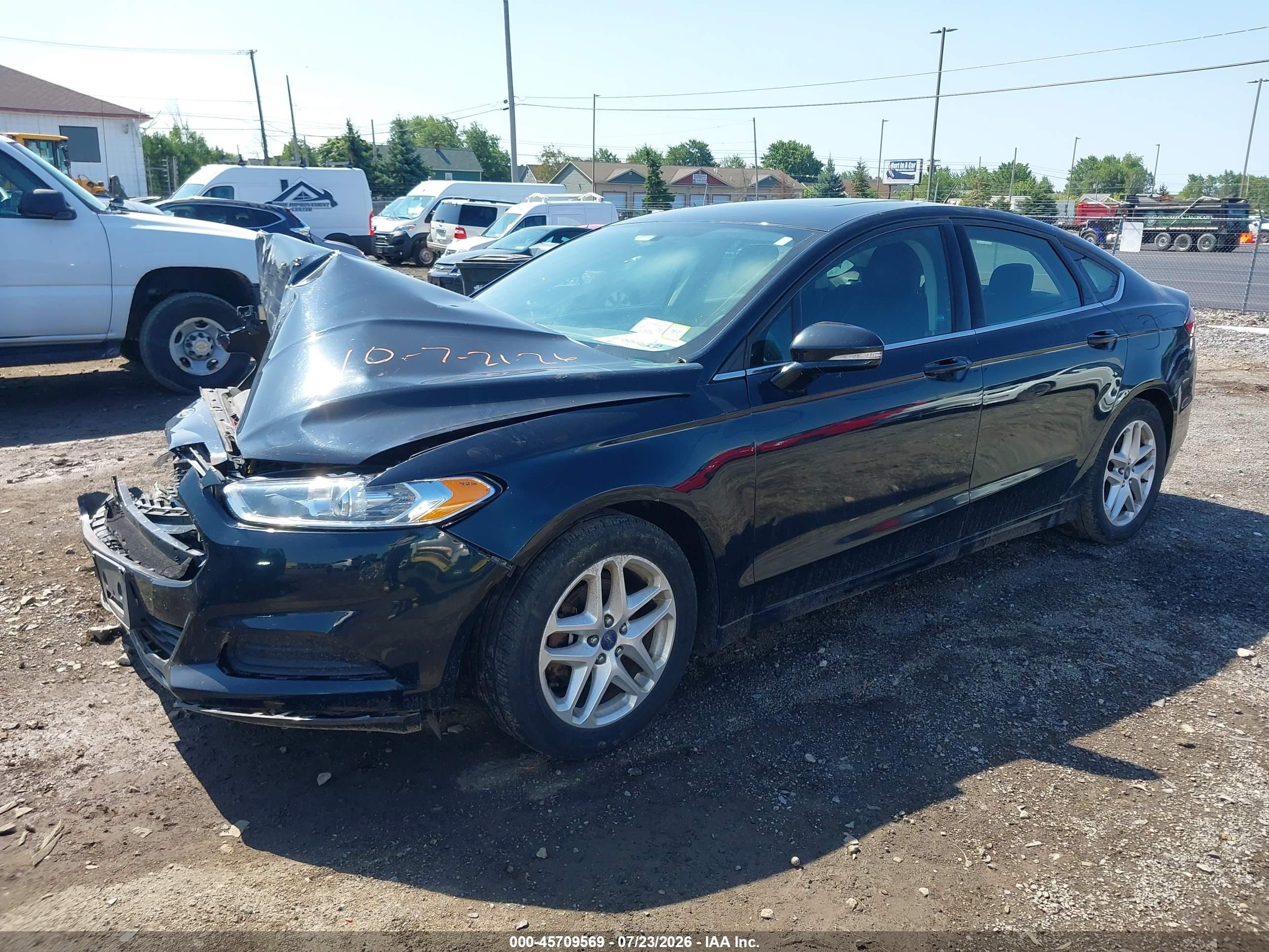 2014 Ford Fusion Se Black vin: 3FA6P0H72ER232135
