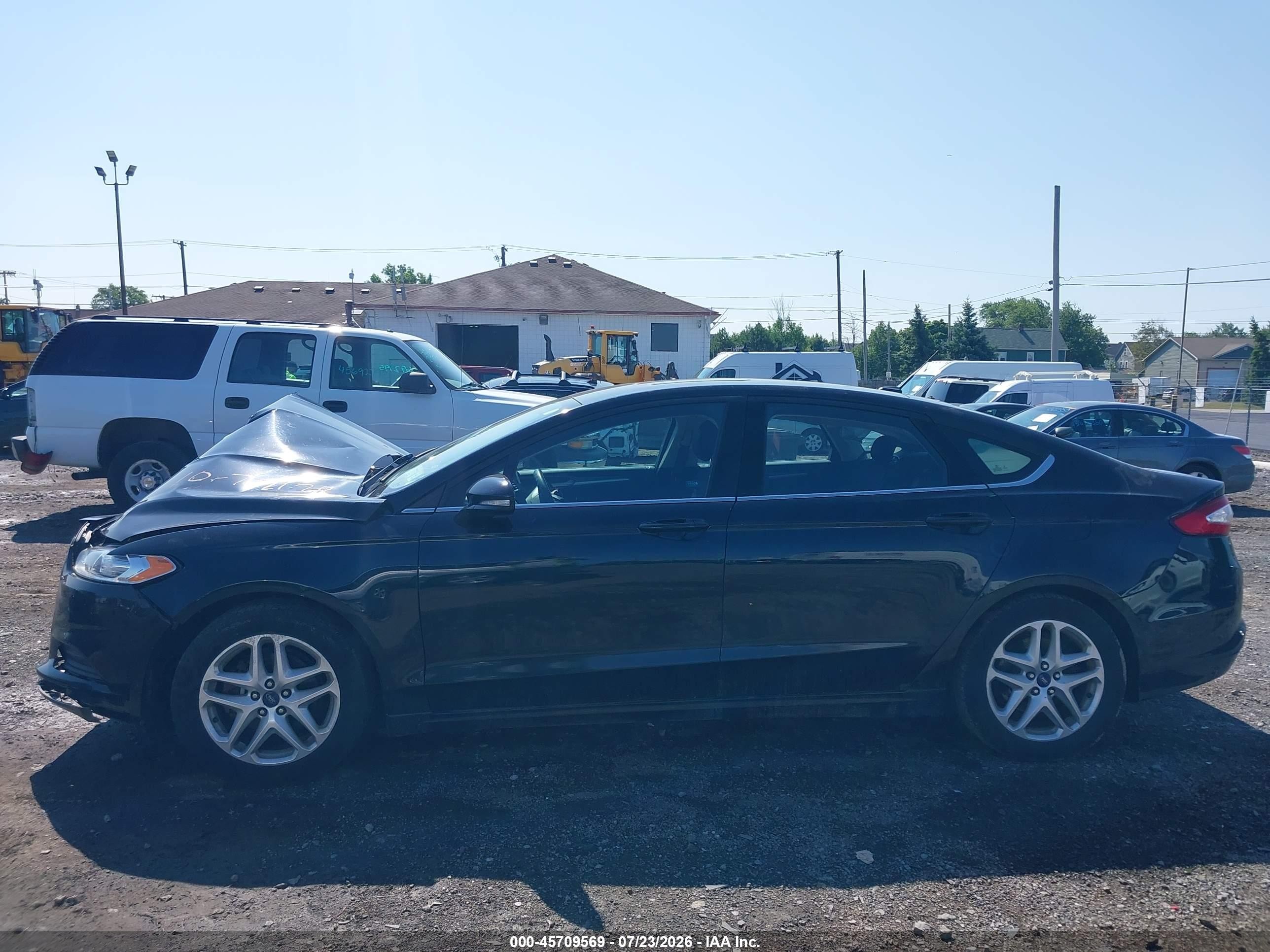 2014 Ford Fusion Se Black vin: 3FA6P0H72ER232135