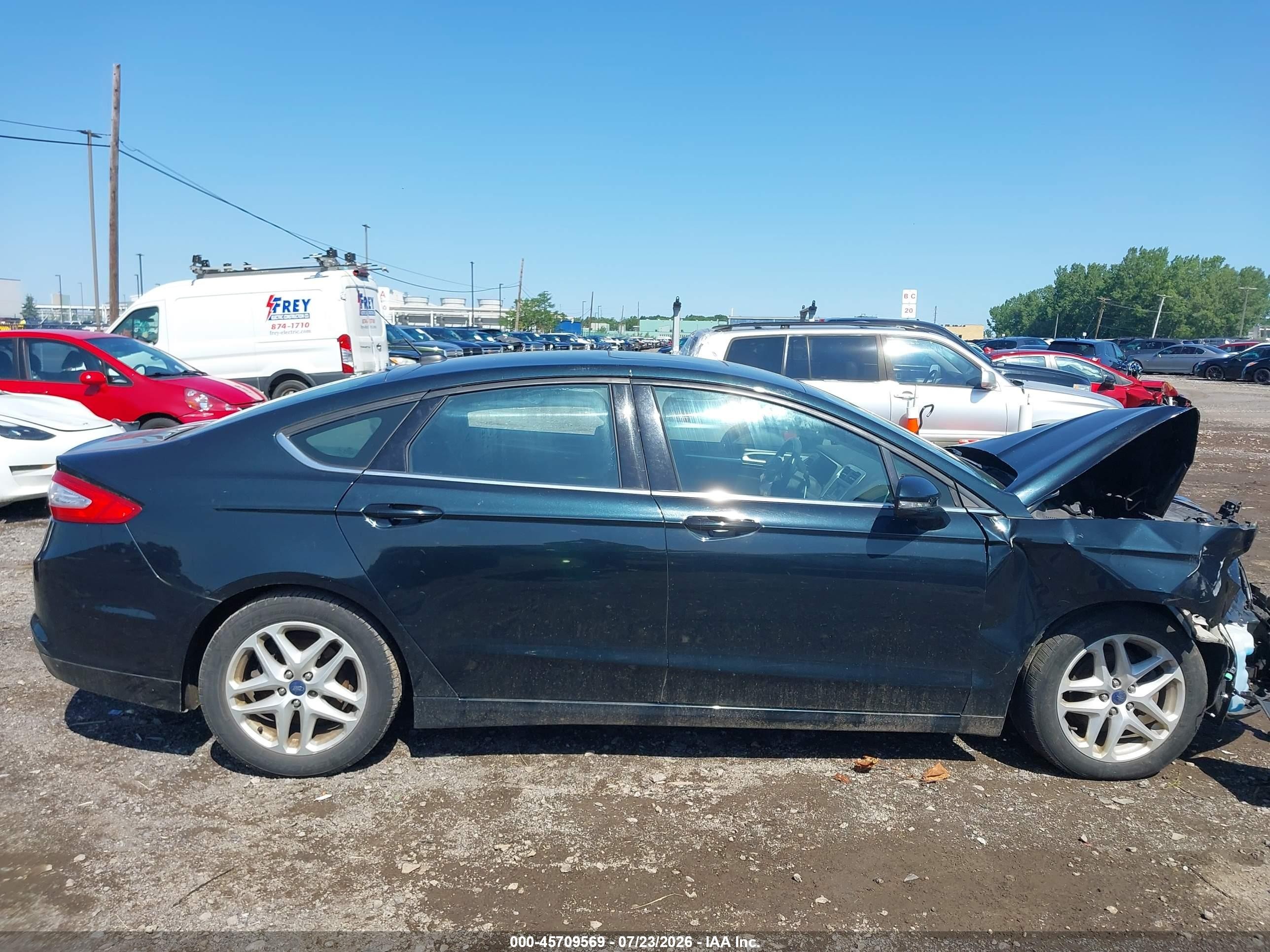 2014 Ford Fusion Se Black vin: 3FA6P0H72ER232135