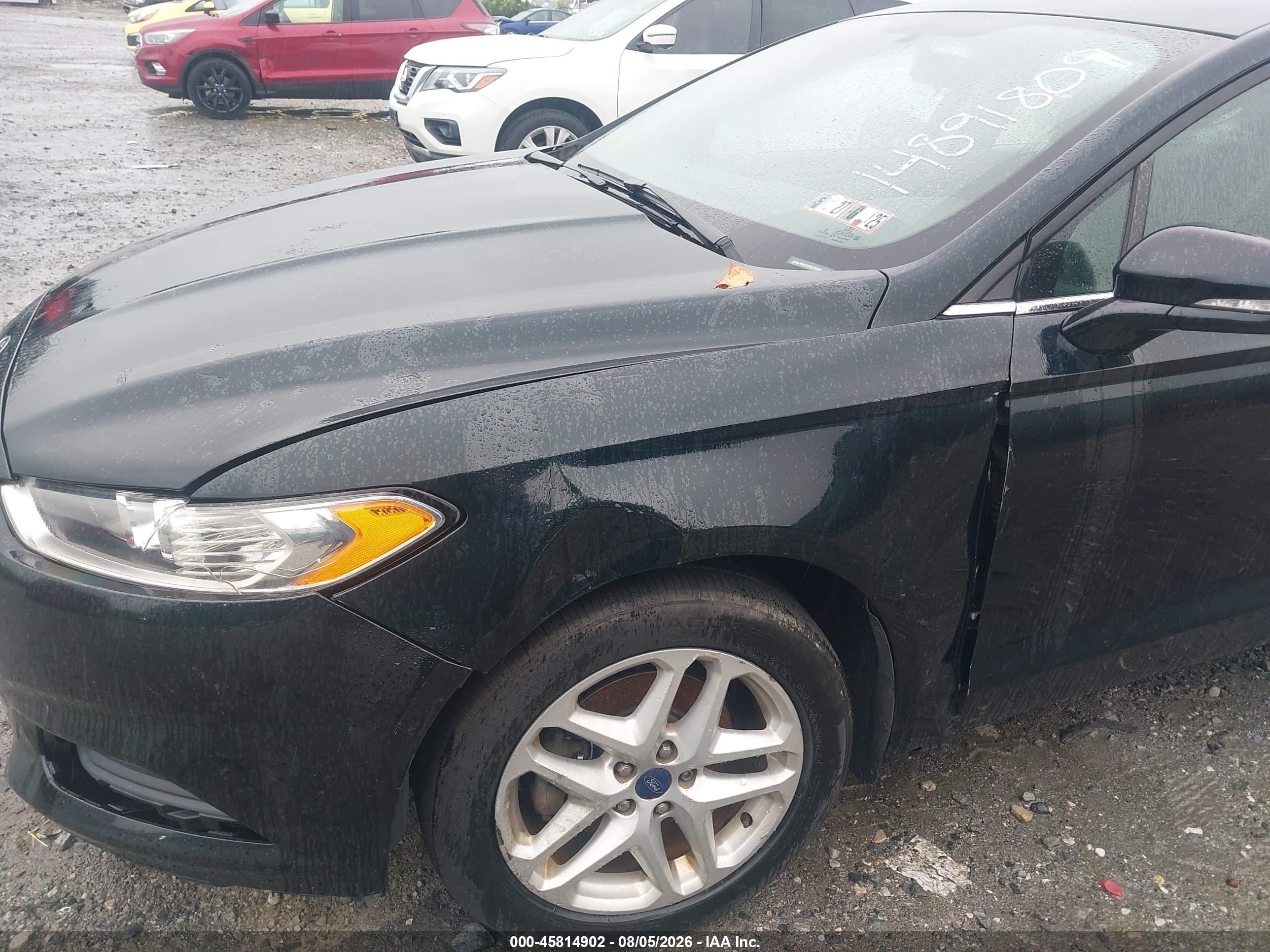 2014 Ford Fusion Se Black vin: 3FA6P0H72ER239926