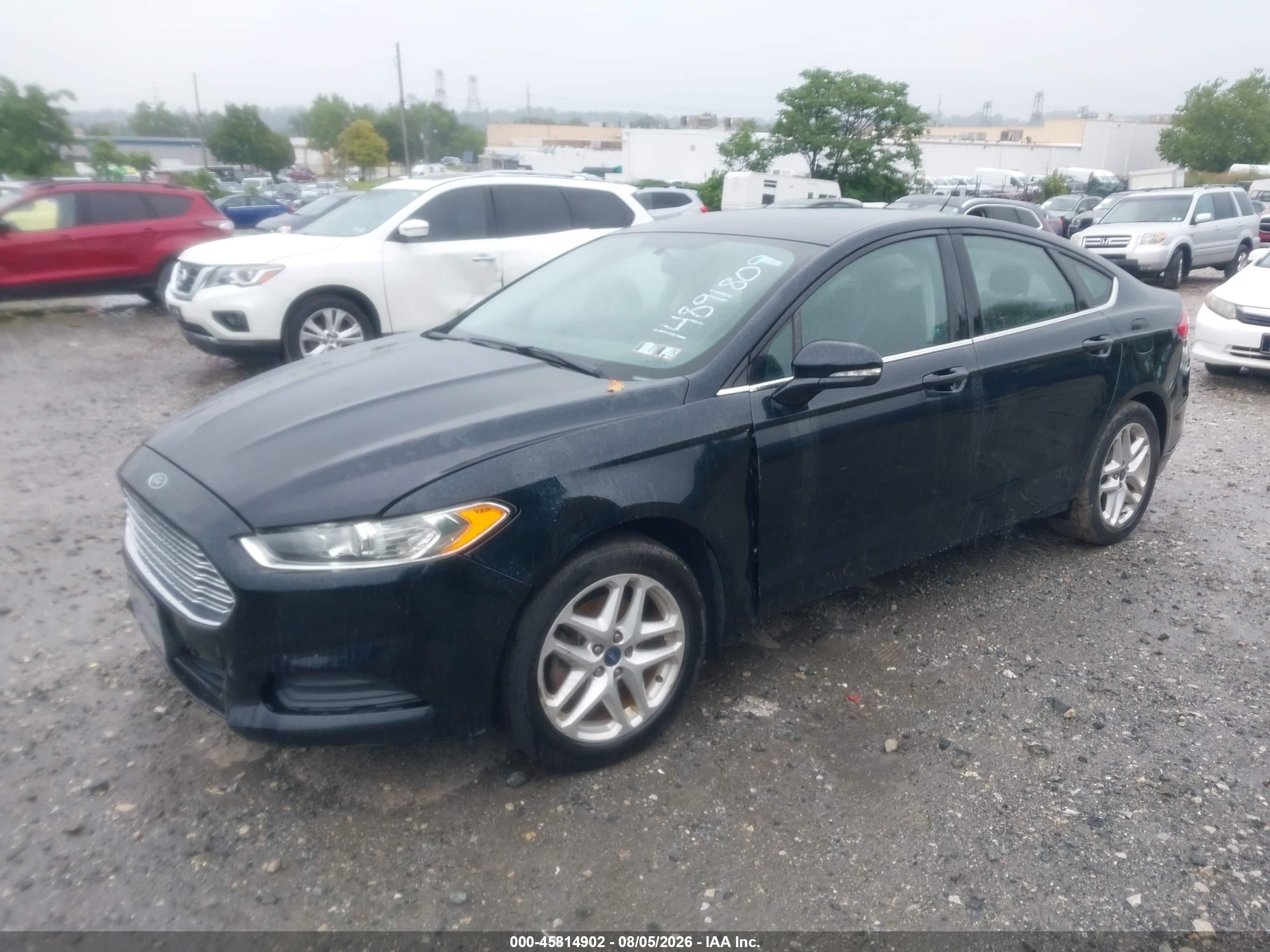 2014 Ford Fusion Se Black vin: 3FA6P0H72ER239926