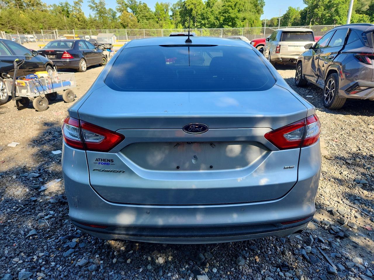 2014 Ford Fusion Se Silver vin: 3FA6P0H72ER265023