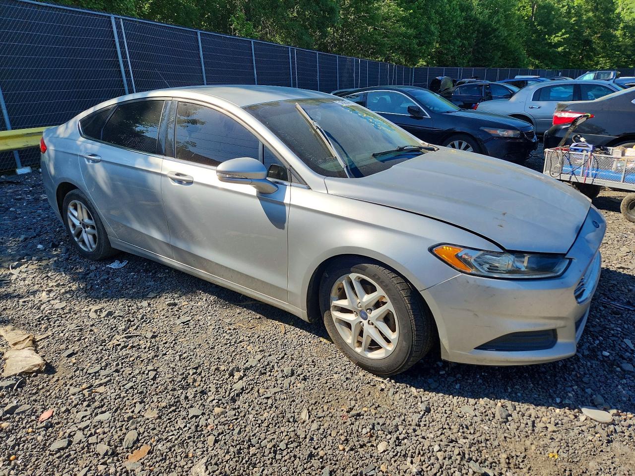 2014 Ford Fusion Se Silver vin: 3FA6P0H72ER265023