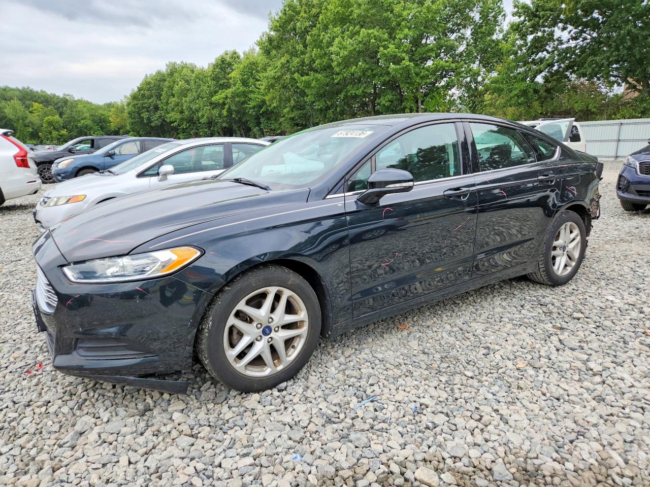 2014 Ford Fusion Se Black vin: 3FA6P0H72ER303060