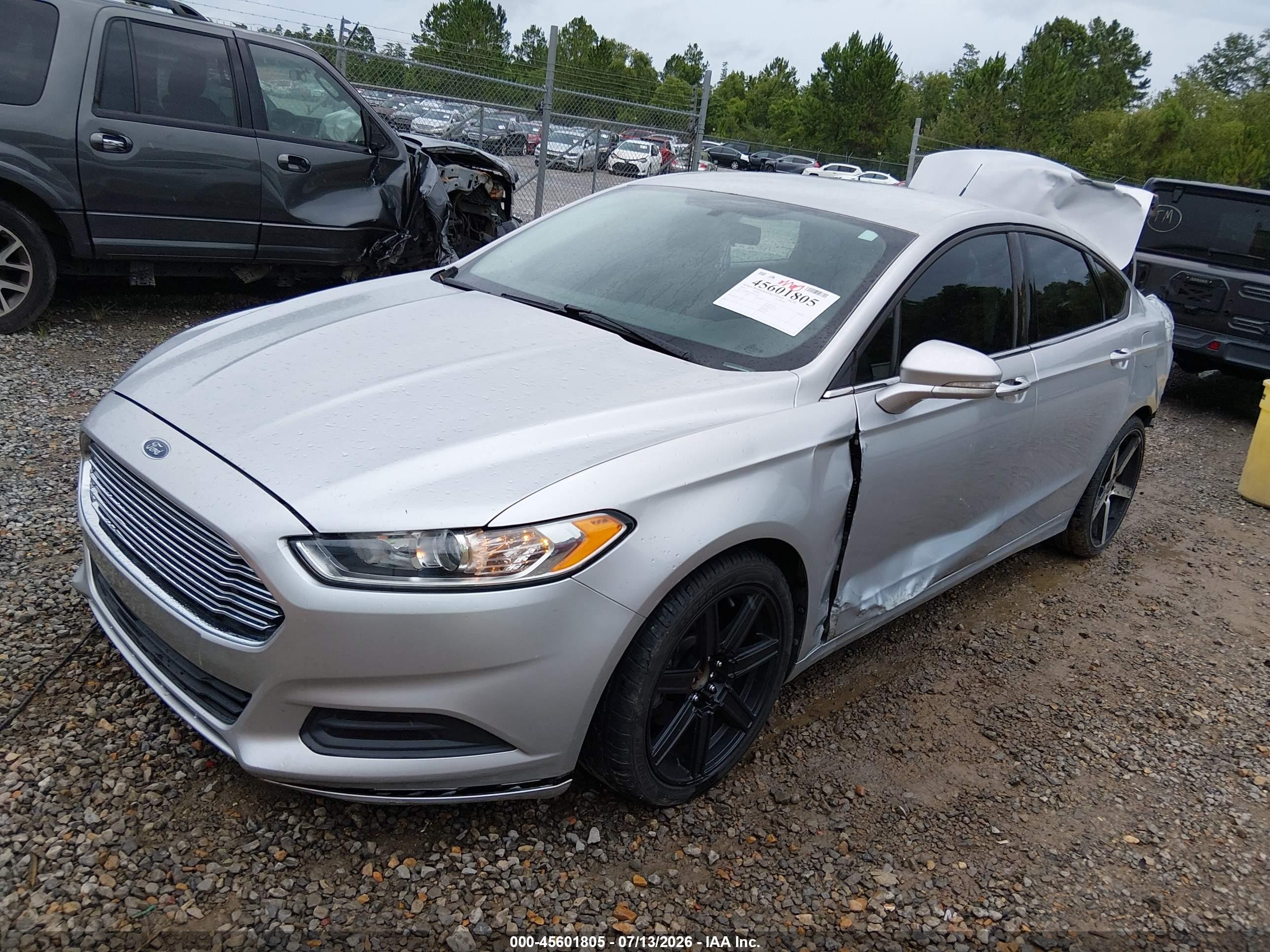 2014 Ford Fusion Se Silver vin: 3FA6P0H72ER303978