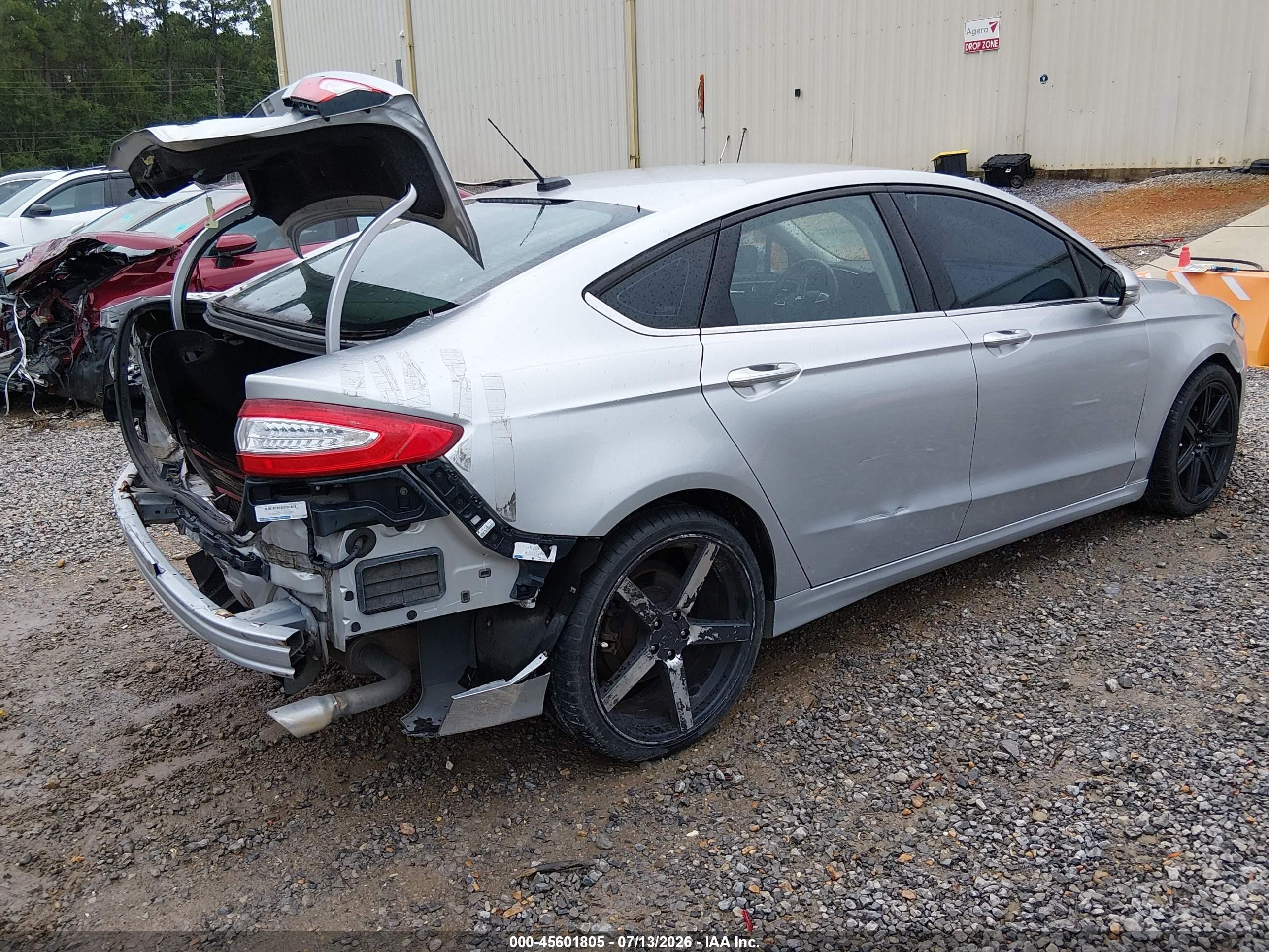2014 Ford Fusion Se Silver vin: 3FA6P0H72ER303978