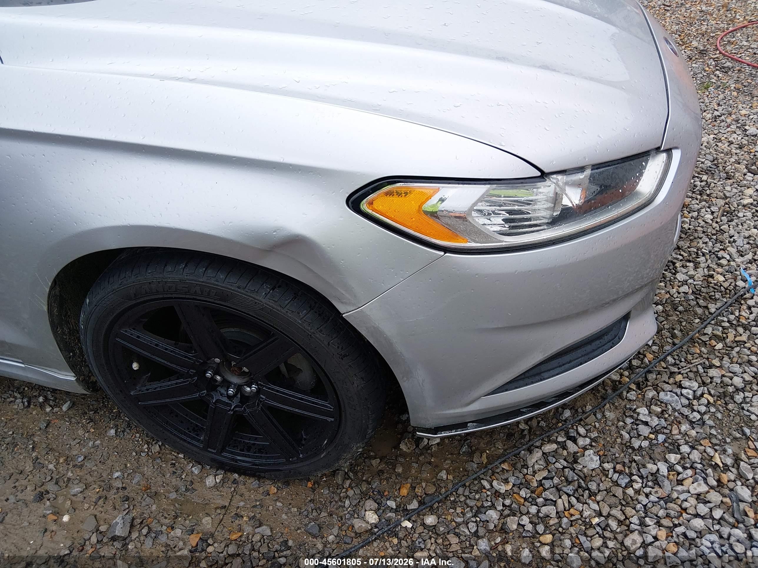 2014 Ford Fusion Se Silver vin: 3FA6P0H72ER303978
