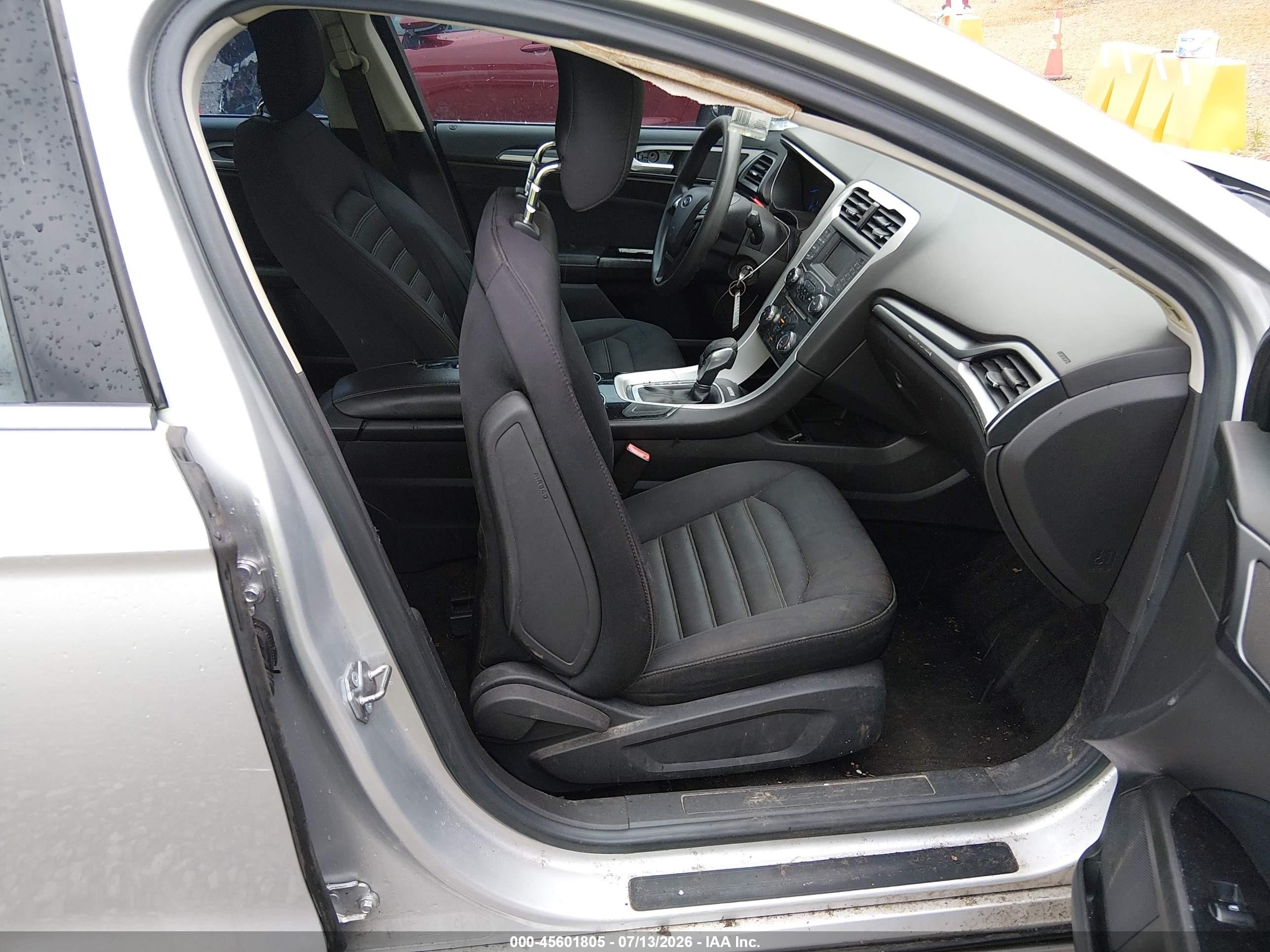 2014 Ford Fusion Se Silver vin: 3FA6P0H72ER303978