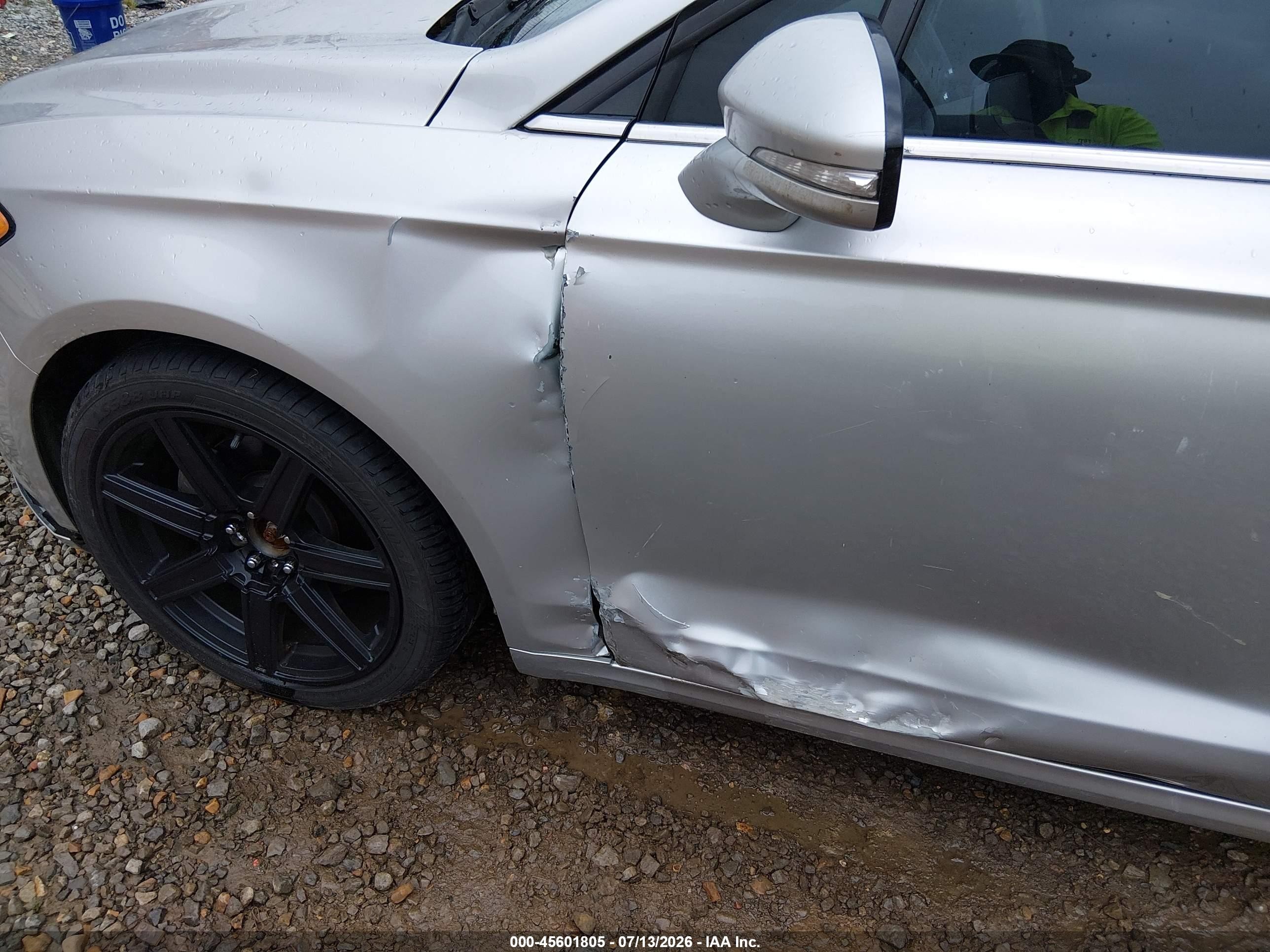 2014 Ford Fusion Se Silver vin: 3FA6P0H72ER303978