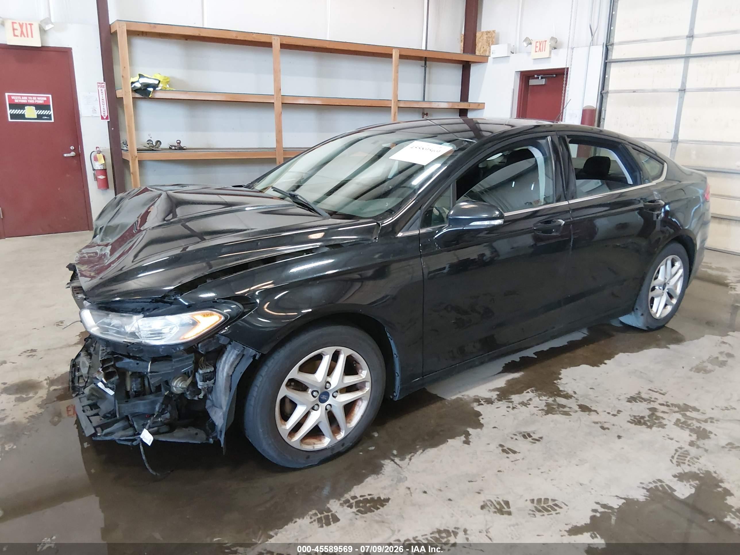 2014 Ford Fusion Se Black vin: 3FA6P0H72ER316178