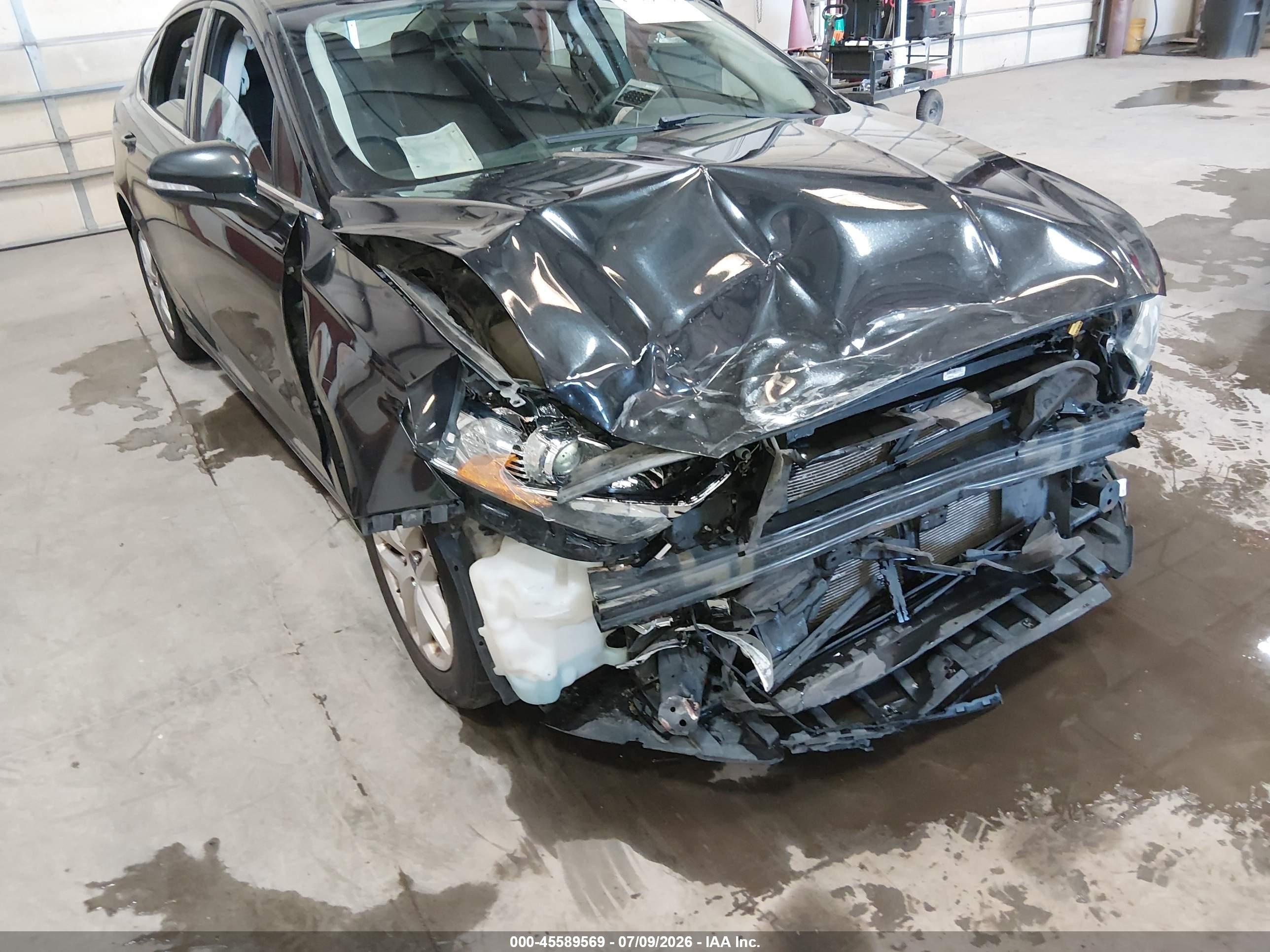 2014 Ford Fusion Se Black vin: 3FA6P0H72ER316178