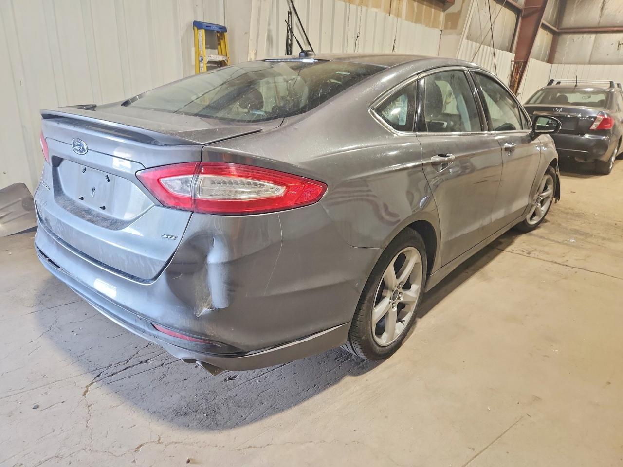2014 Ford Fusion Se Gray vin: 3FA6P0H72ER320568