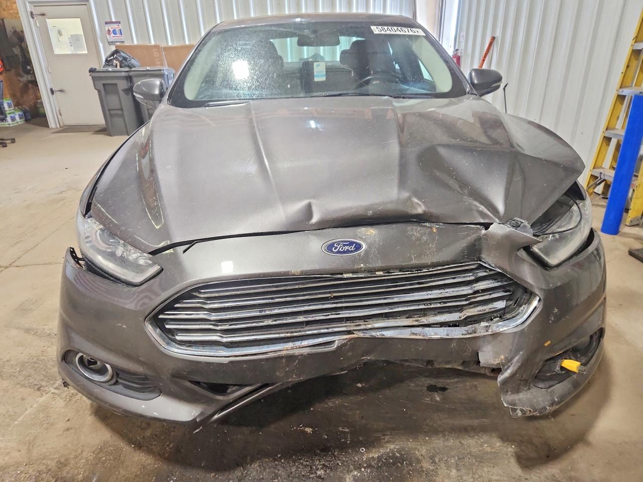 2014 Ford Fusion Se Gray vin: 3FA6P0H72ER320568