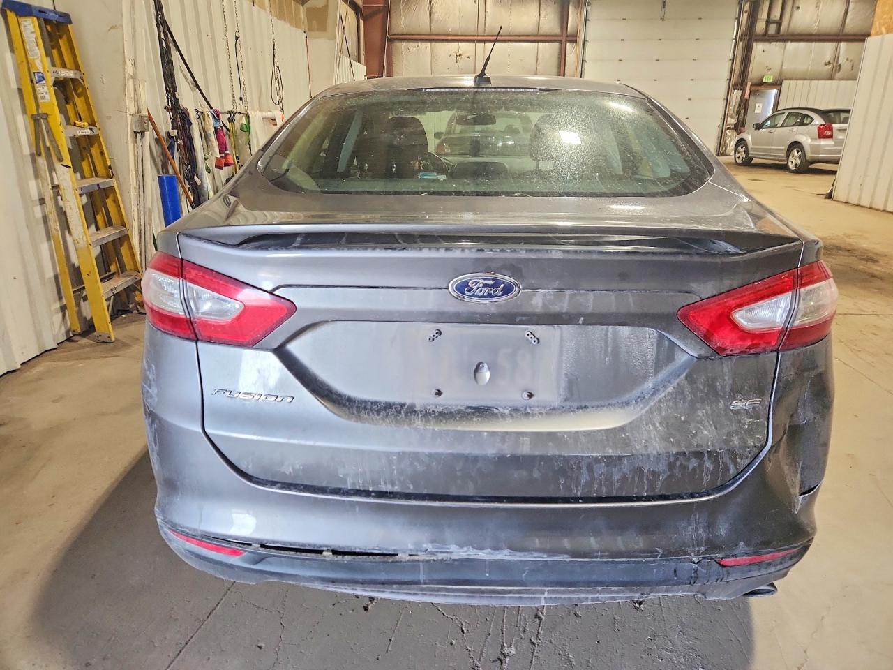 2014 Ford Fusion Se Gray vin: 3FA6P0H72ER320568