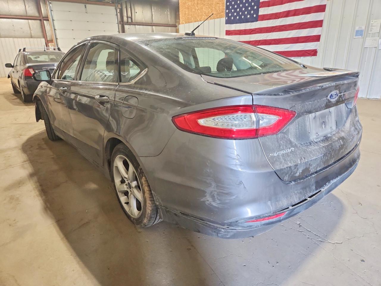 2014 Ford Fusion Se Gray vin: 3FA6P0H72ER320568