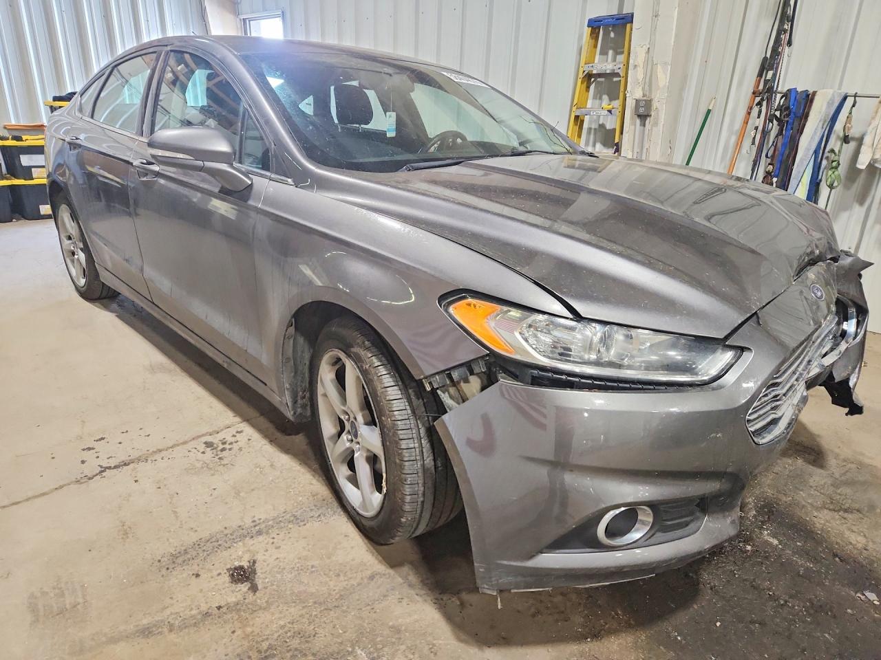 2014 Ford Fusion Se Gray vin: 3FA6P0H72ER320568