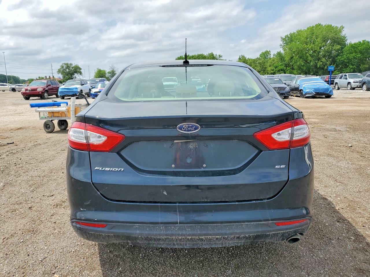 2014 Ford Fusion Se Black vin: 3FA6P0H72ER352369