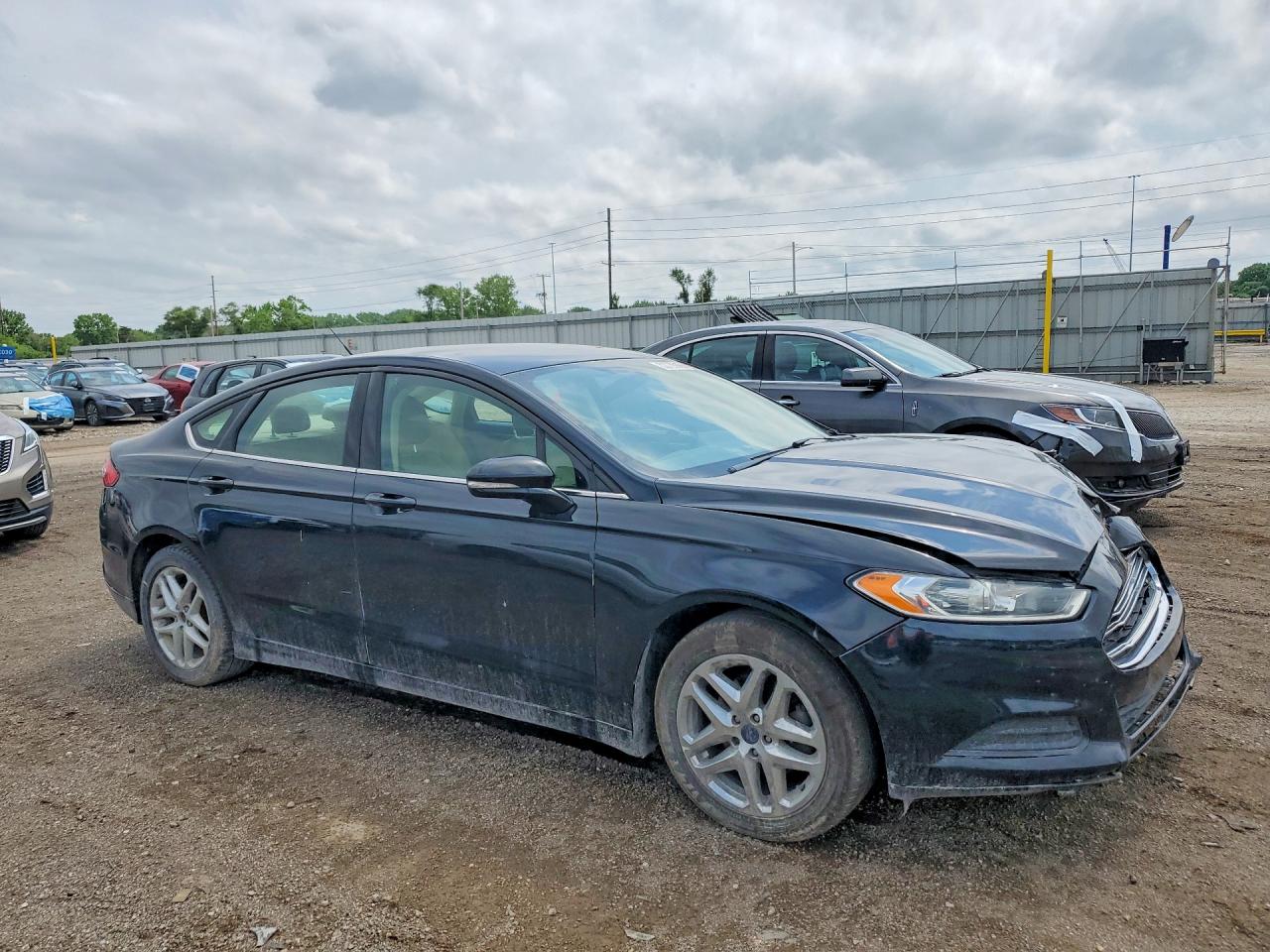 2014 Ford Fusion Se Black vin: 3FA6P0H72ER352369
