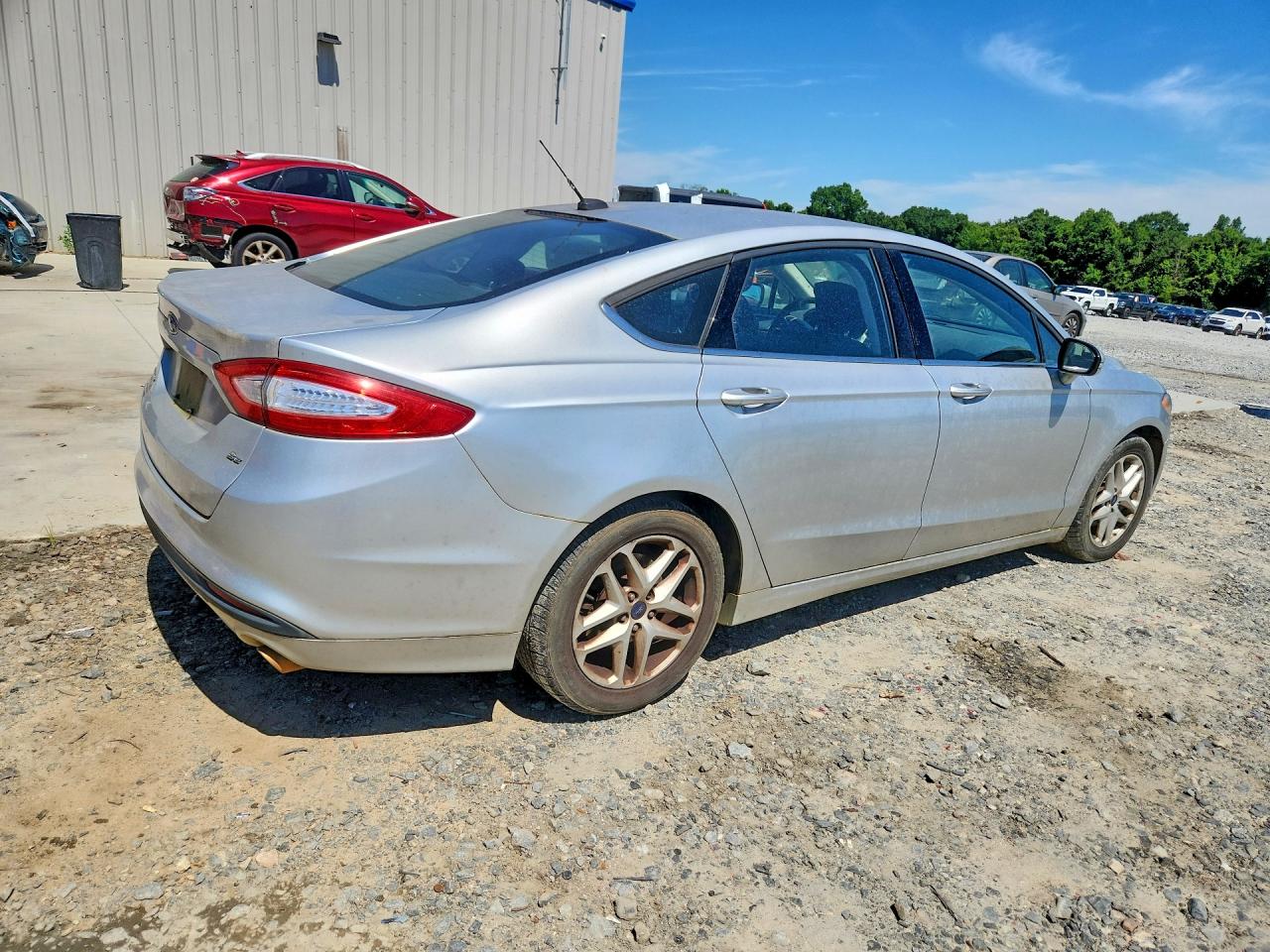 2014 Ford Fusion Se Silver vin: 3FA6P0H72ER372606