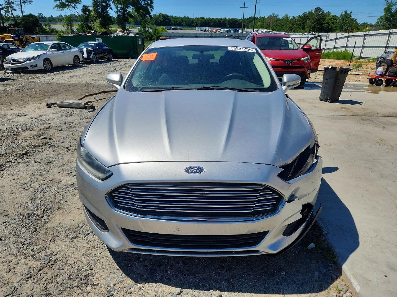 2014 Ford Fusion Se Silver vin: 3FA6P0H72ER372606