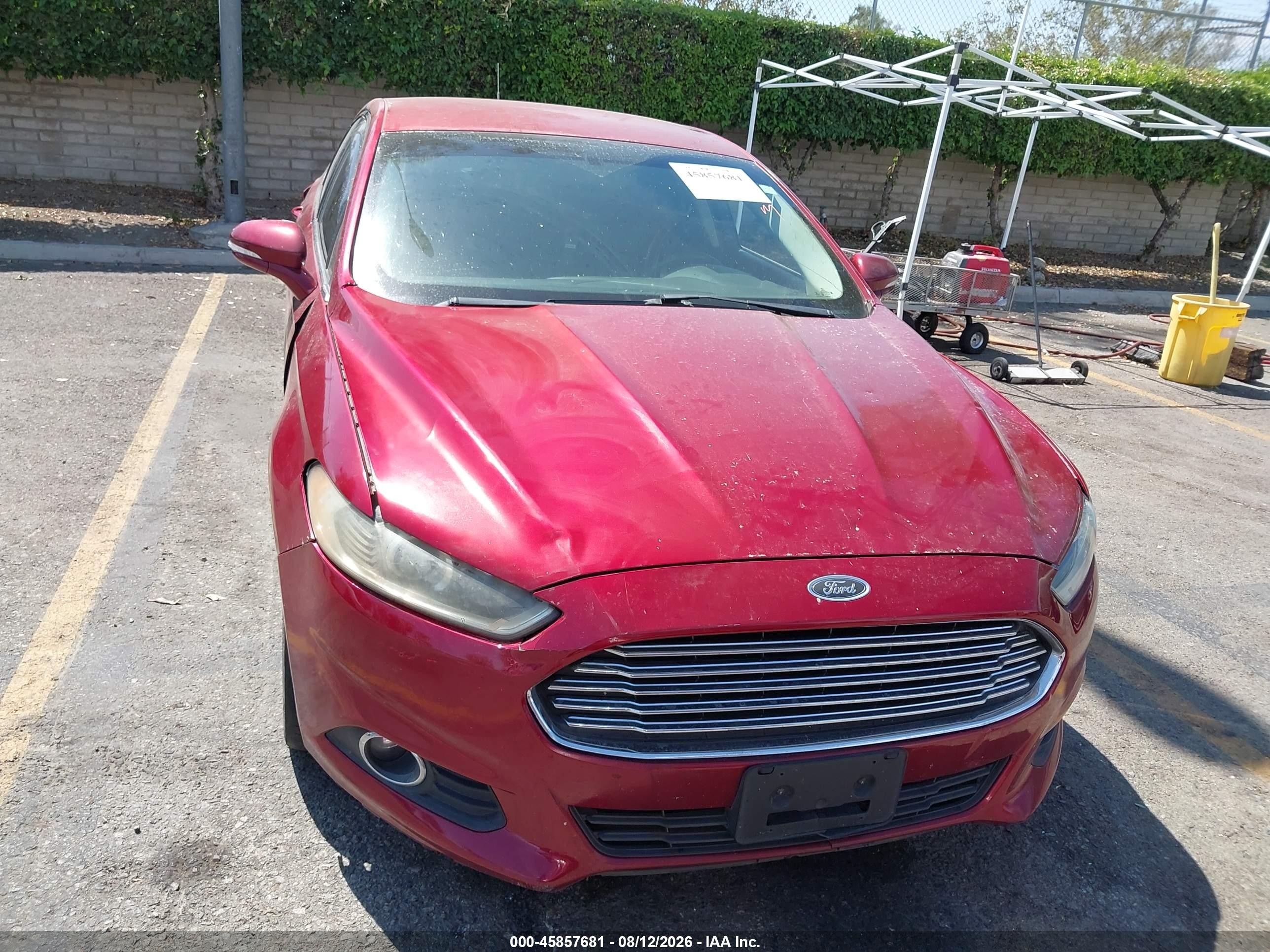 2014 Ford Fusion Se Red vin: 3FA6P0H72ER379796