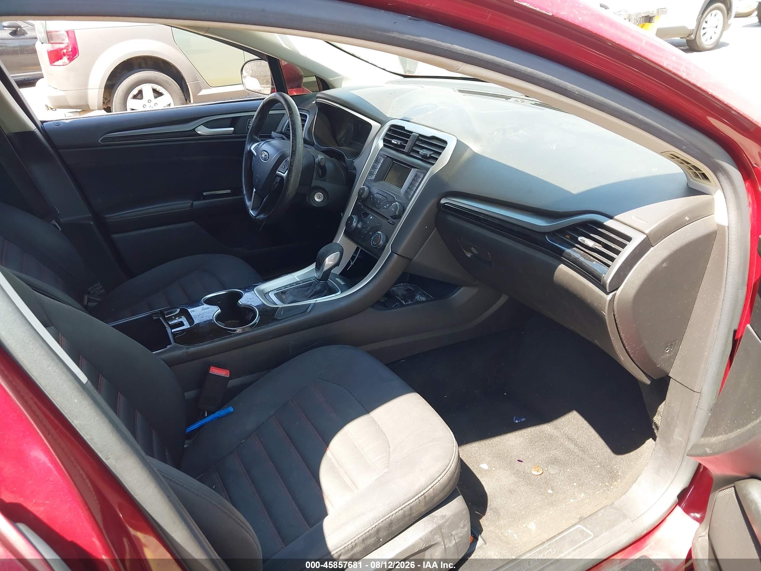 2014 Ford Fusion Se Red vin: 3FA6P0H72ER379796