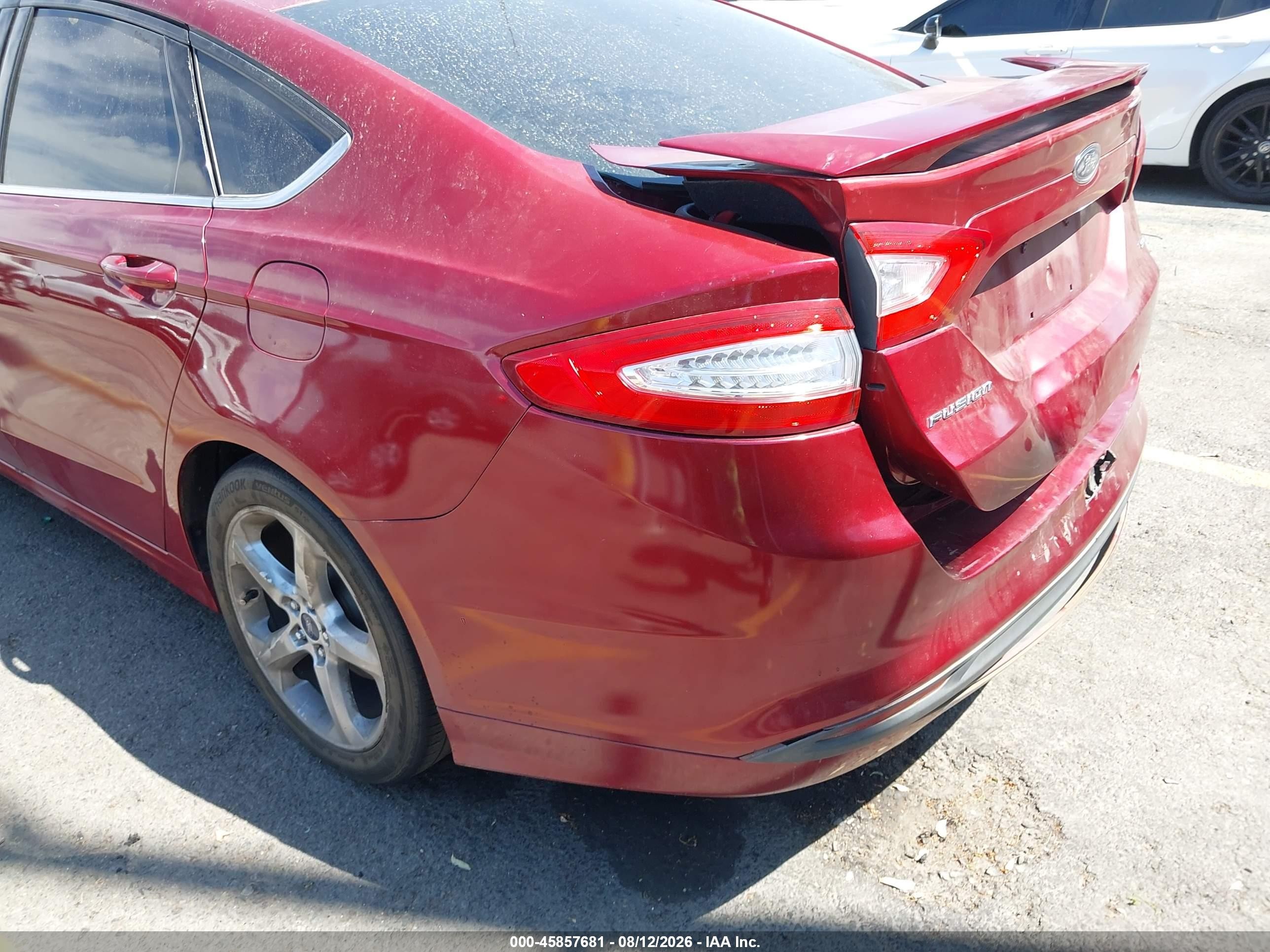 2014 Ford Fusion Se Red vin: 3FA6P0H72ER379796