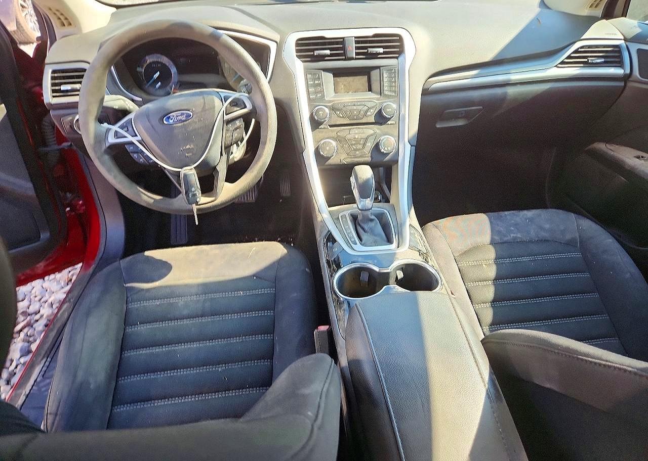 2015 Ford Fusion Se Red vin: 3FA6P0H72FR104642