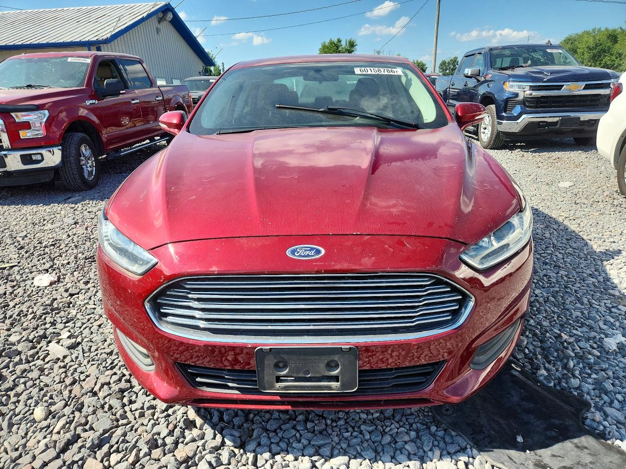2015 Ford Fusion Se Red vin: 3FA6P0H72FR104642