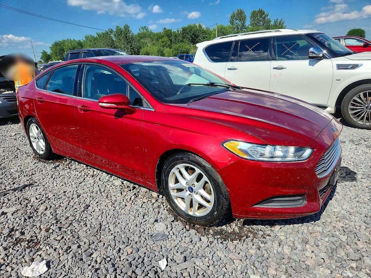 2015 Ford Fusion Se Red vin: 3FA6P0H72FR104642