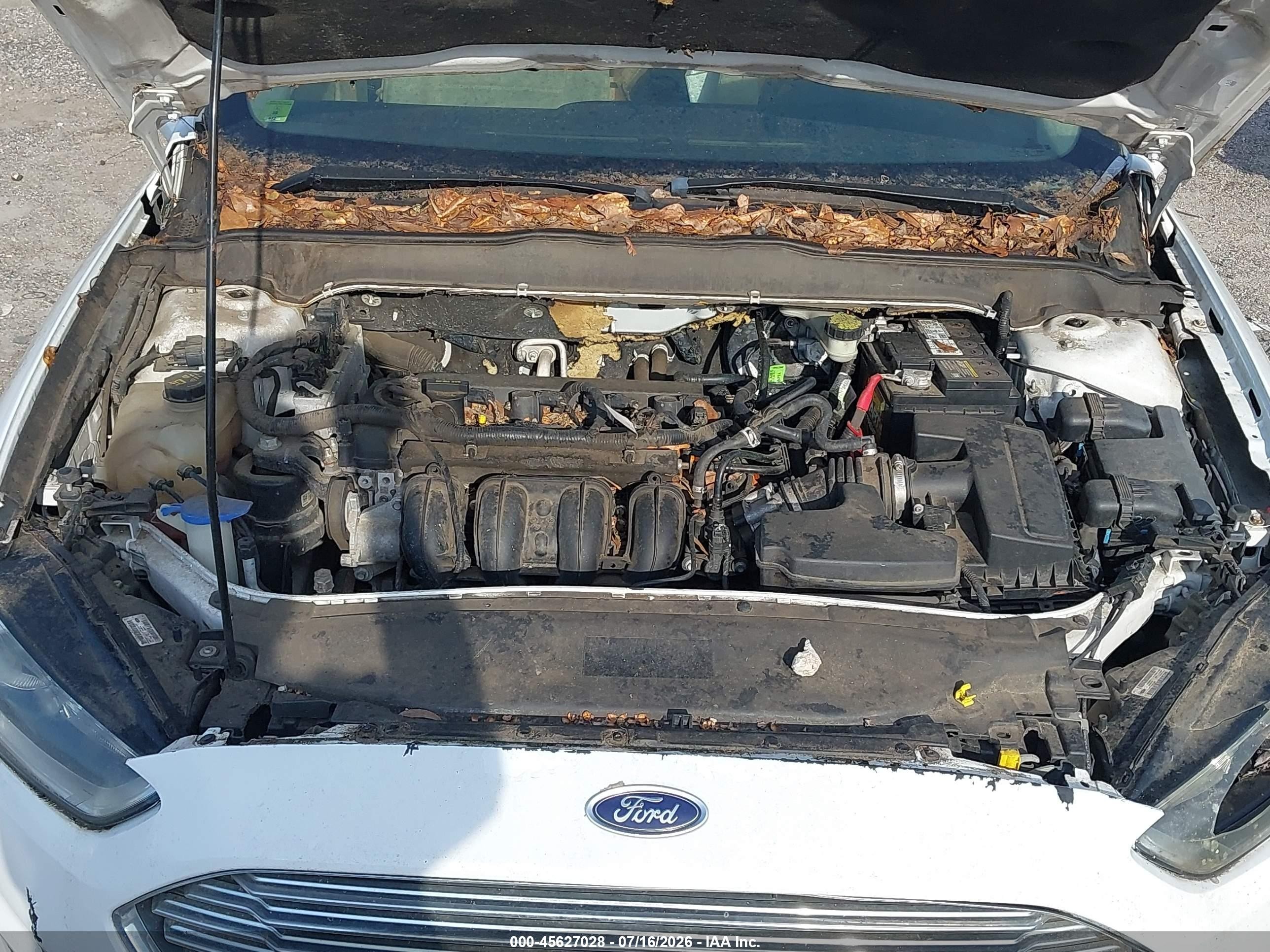 2015 Ford Fusion Se White vin: 3FA6P0H72FR153467