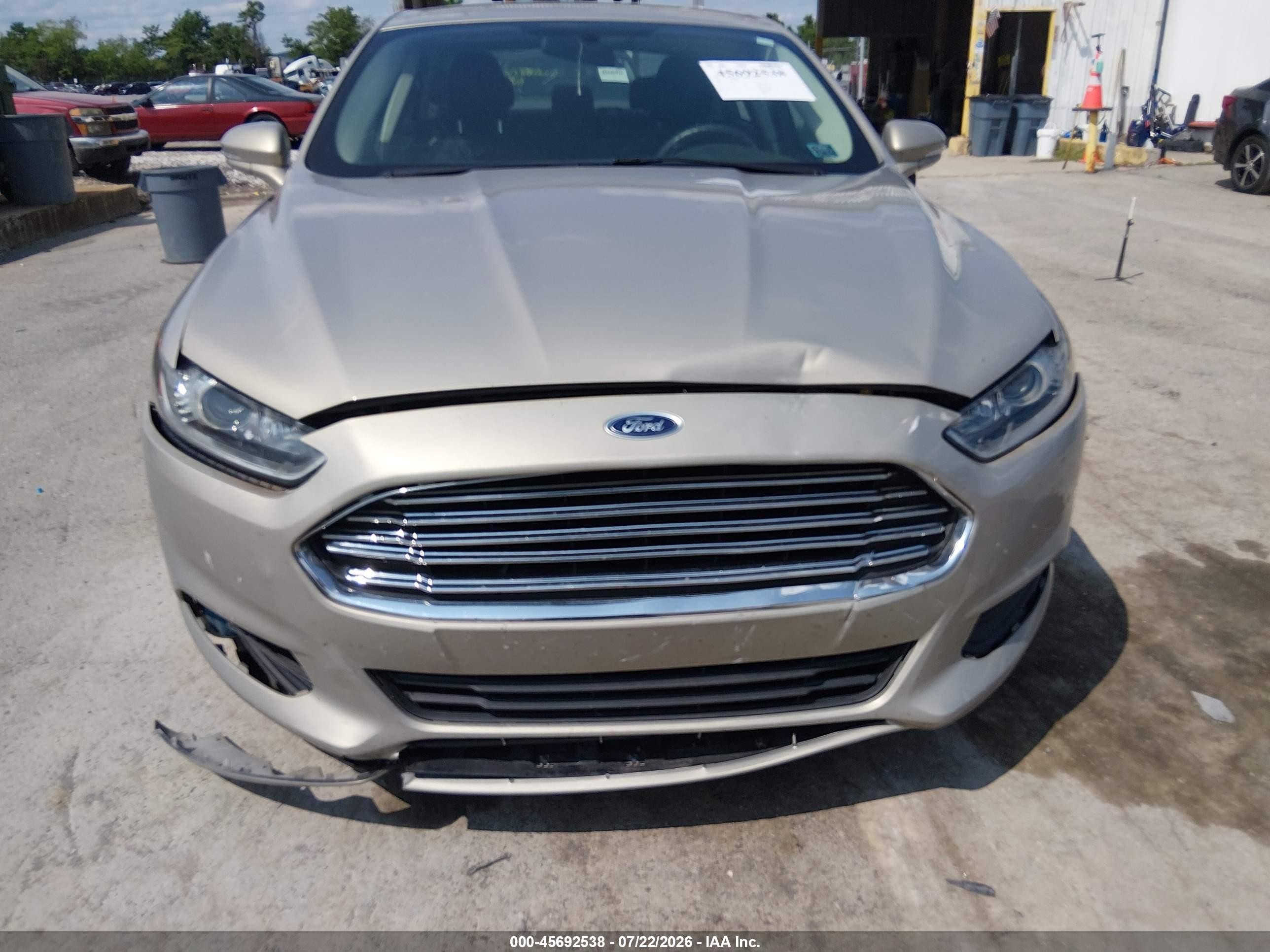 2015 Ford Fusion Se Gold vin: 3FA6P0H72FR166574