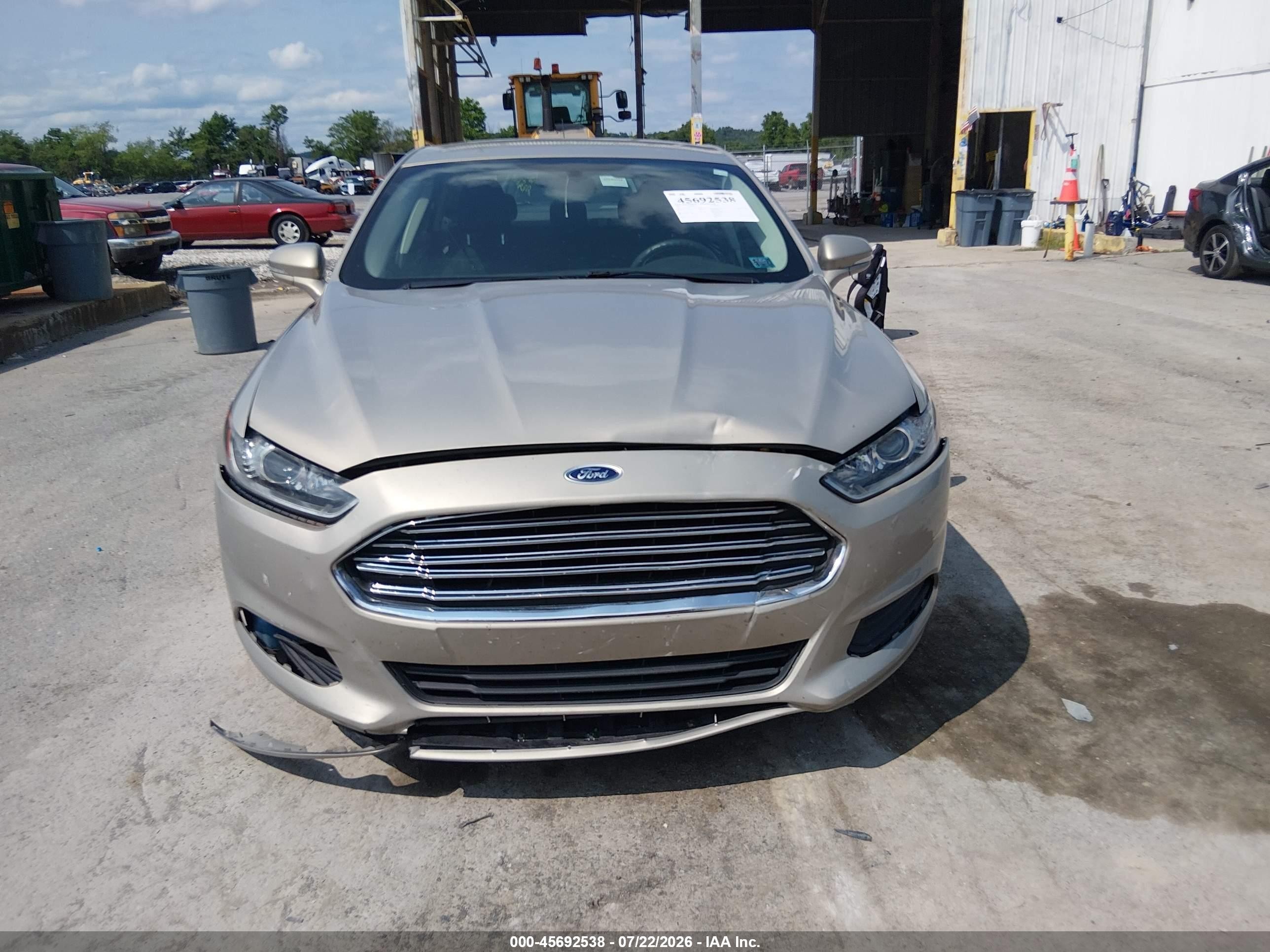 2015 Ford Fusion Se Gold vin: 3FA6P0H72FR166574