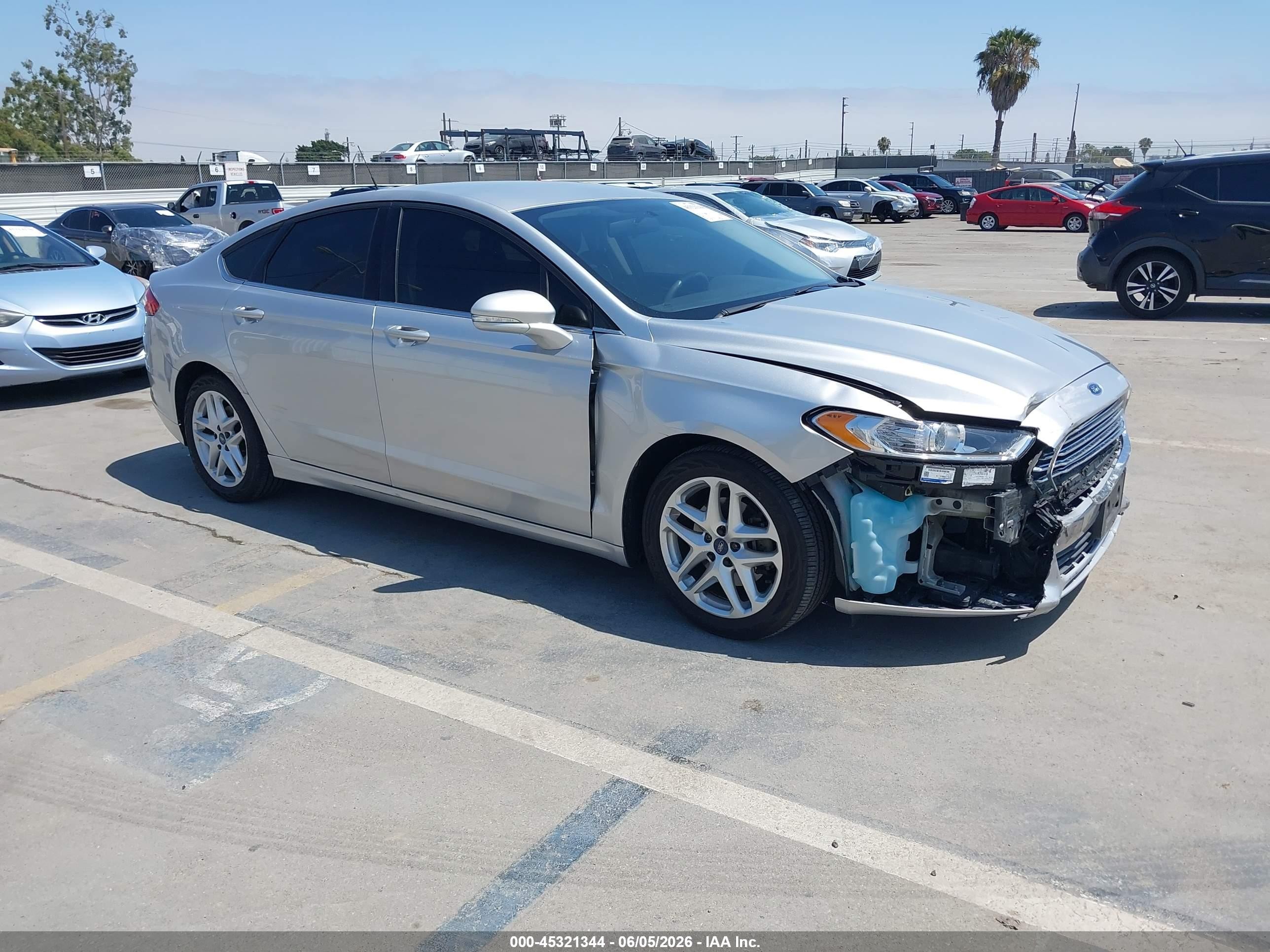 2015 Ford Fusion Se Silver vin: 3FA6P0H72FR183438