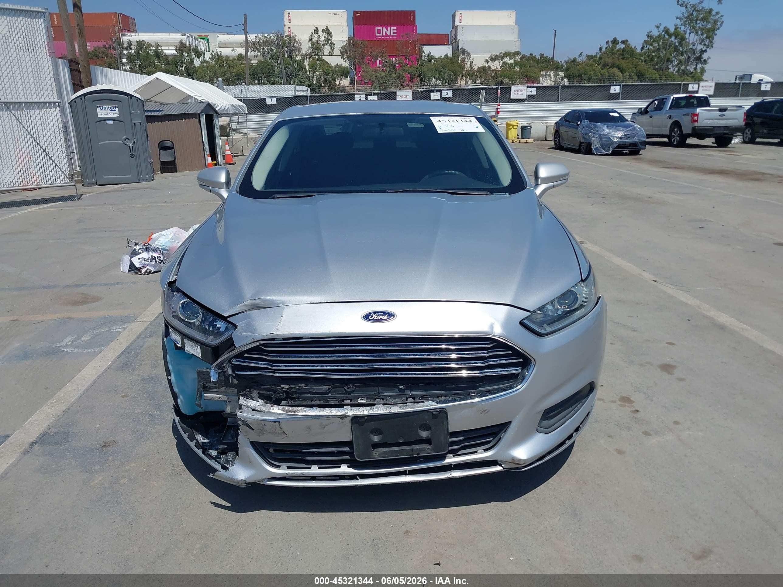 2015 Ford Fusion Se Silver vin: 3FA6P0H72FR183438