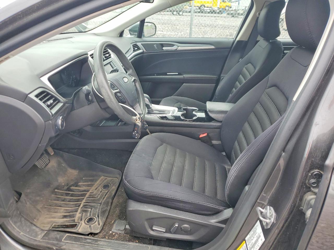 2015 Ford Fusion Se Gray vin: 3FA6P0H72FR193130