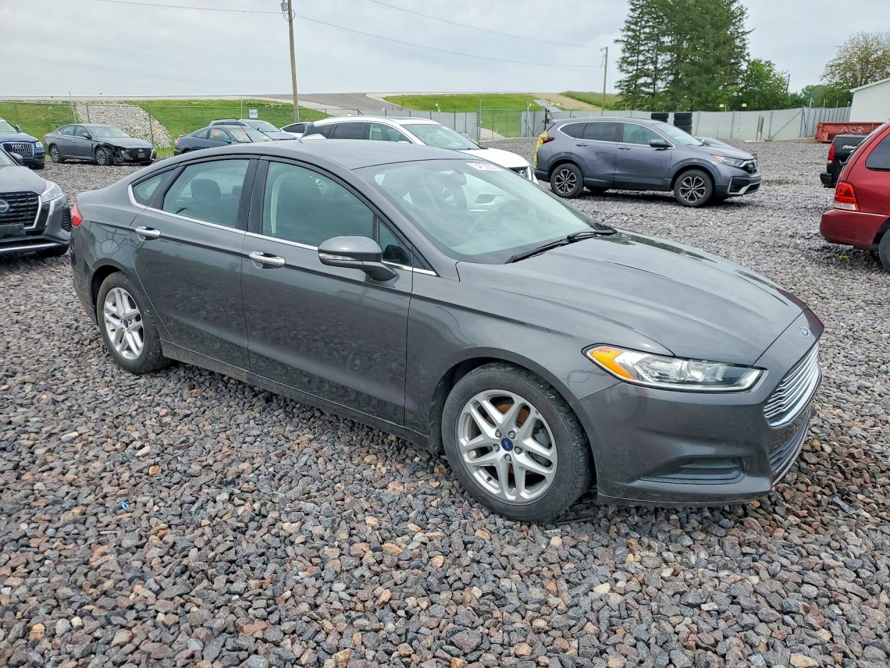 2015 Ford Fusion Se Gray vin: 3FA6P0H72FR193130