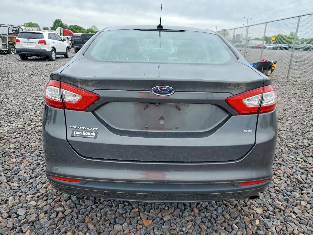 2015 Ford Fusion Se Gray vin: 3FA6P0H72FR193130
