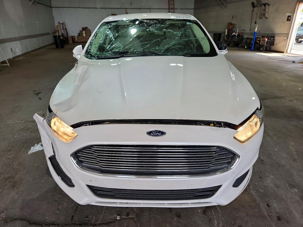 2015 Ford Fusion Se White vin: 3FA6P0H72FR193239