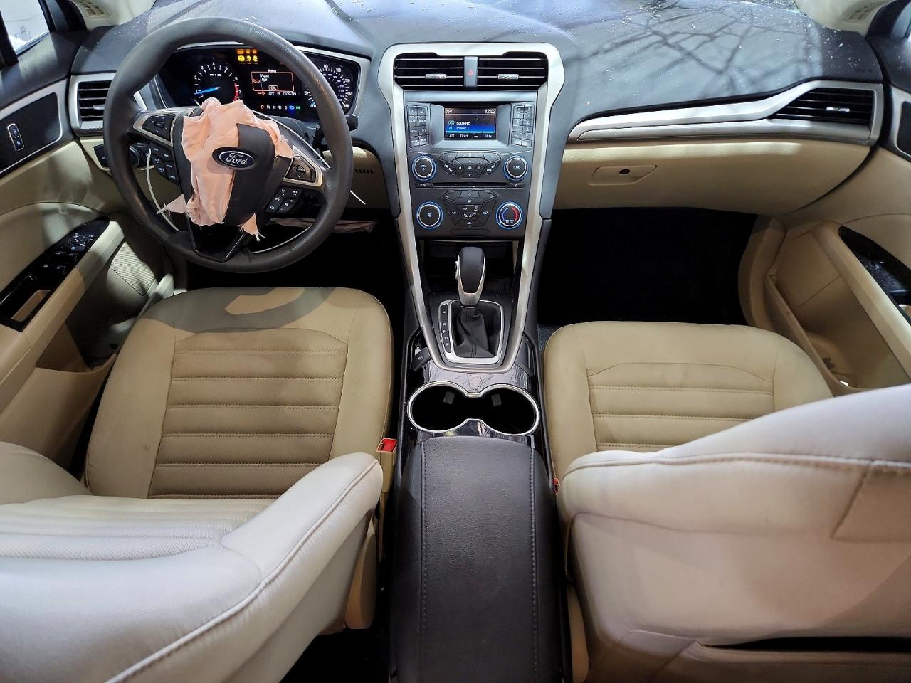 2015 Ford Fusion Se White vin: 3FA6P0H72FR193239