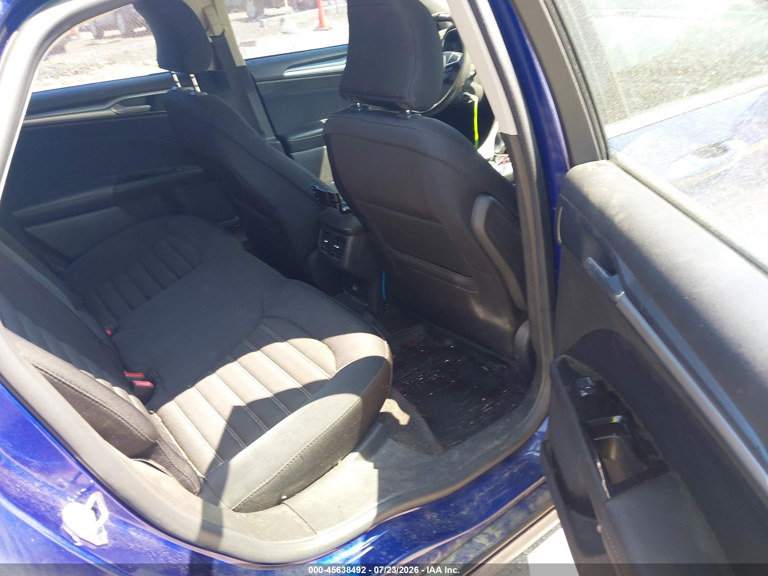2015 Ford Fusion Se Blue vin: 3FA6P0H72FR241452