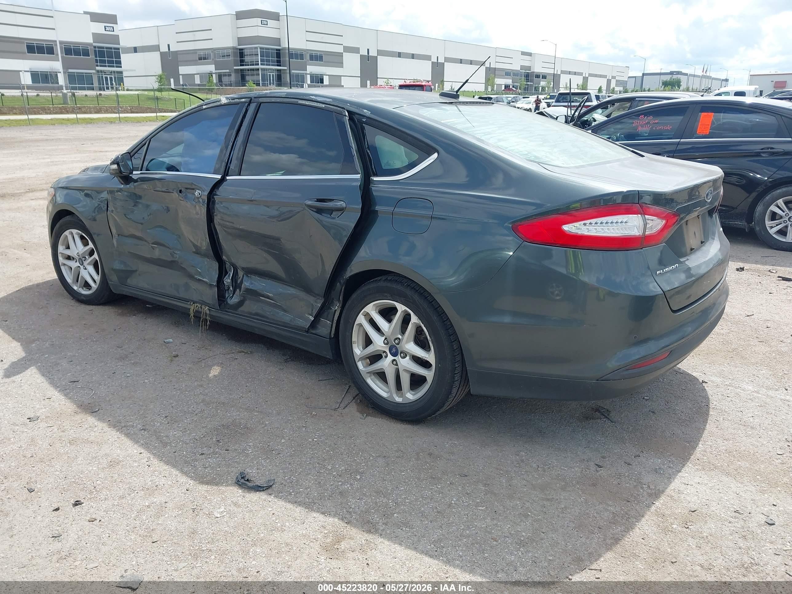 2015 Ford Fusion Se Черный vin: 3FA6P0H72FR263712