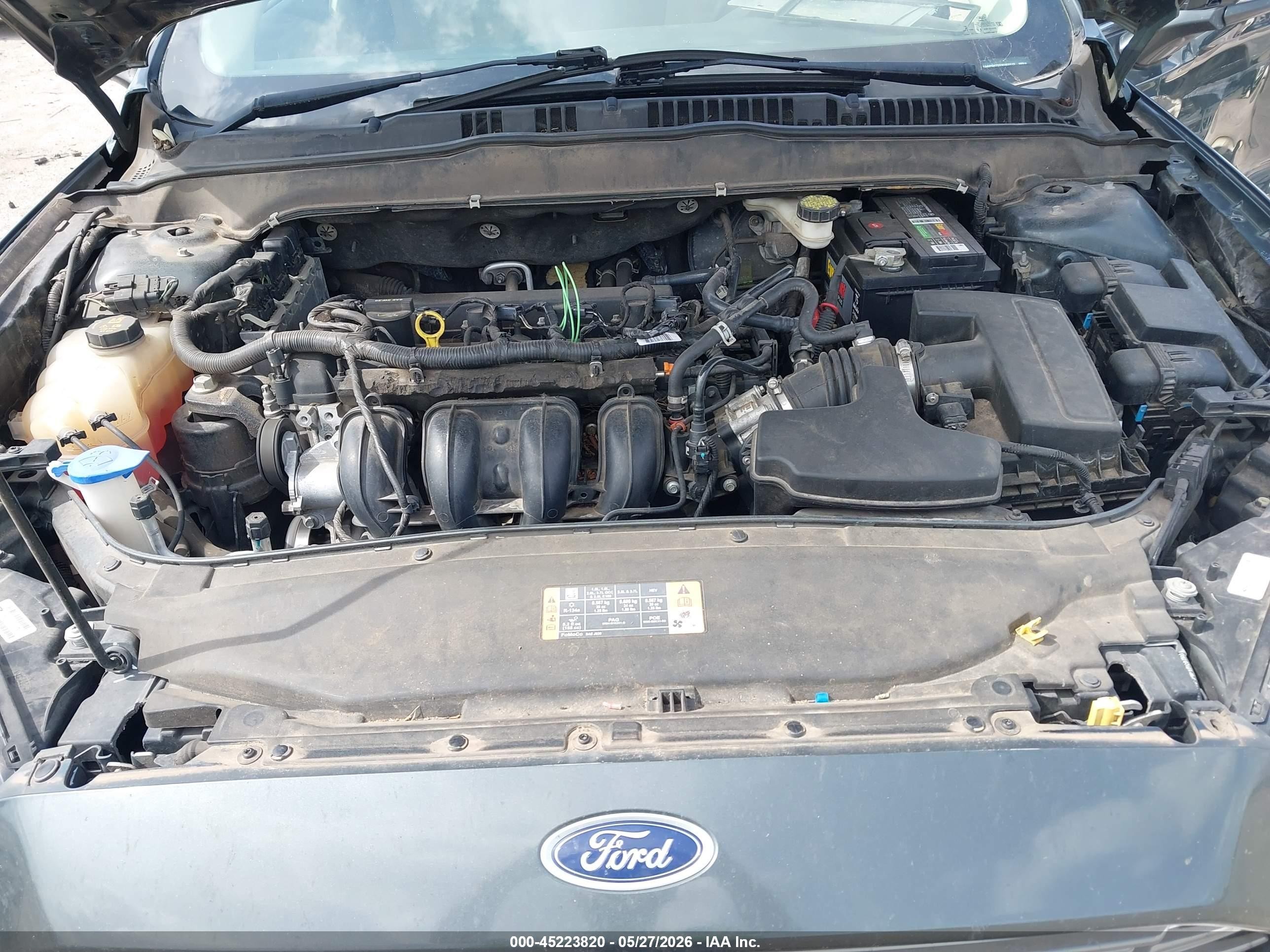 2015 Ford Fusion Se Черный vin: 3FA6P0H72FR263712