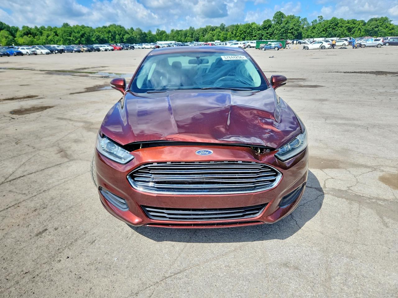 2015 Ford Fusion Se Burgundy vin: 3FA6P0H72FR277724