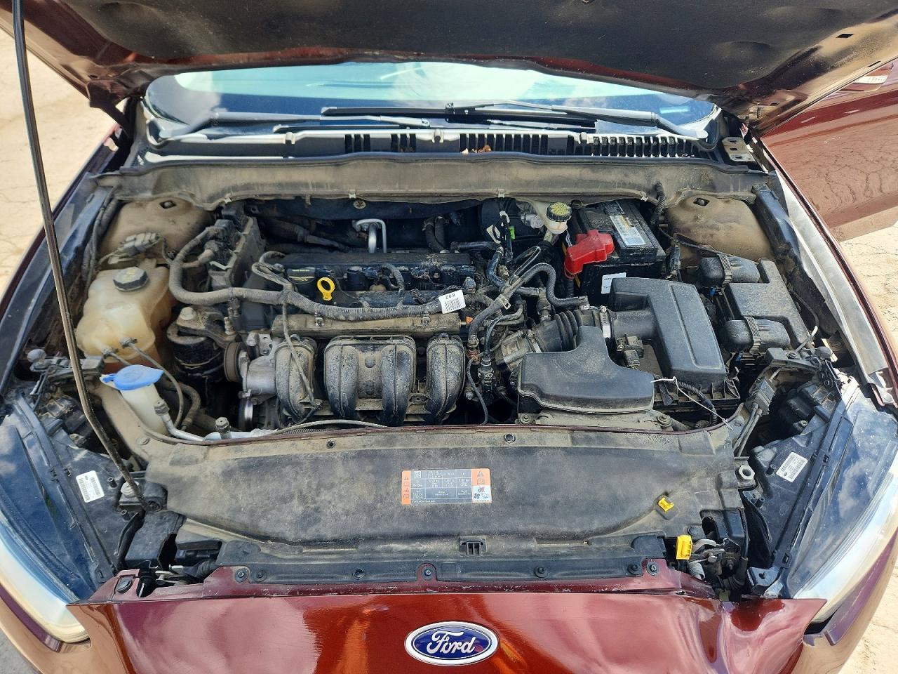 2015 Ford Fusion Se Burgundy vin: 3FA6P0H72FR277724